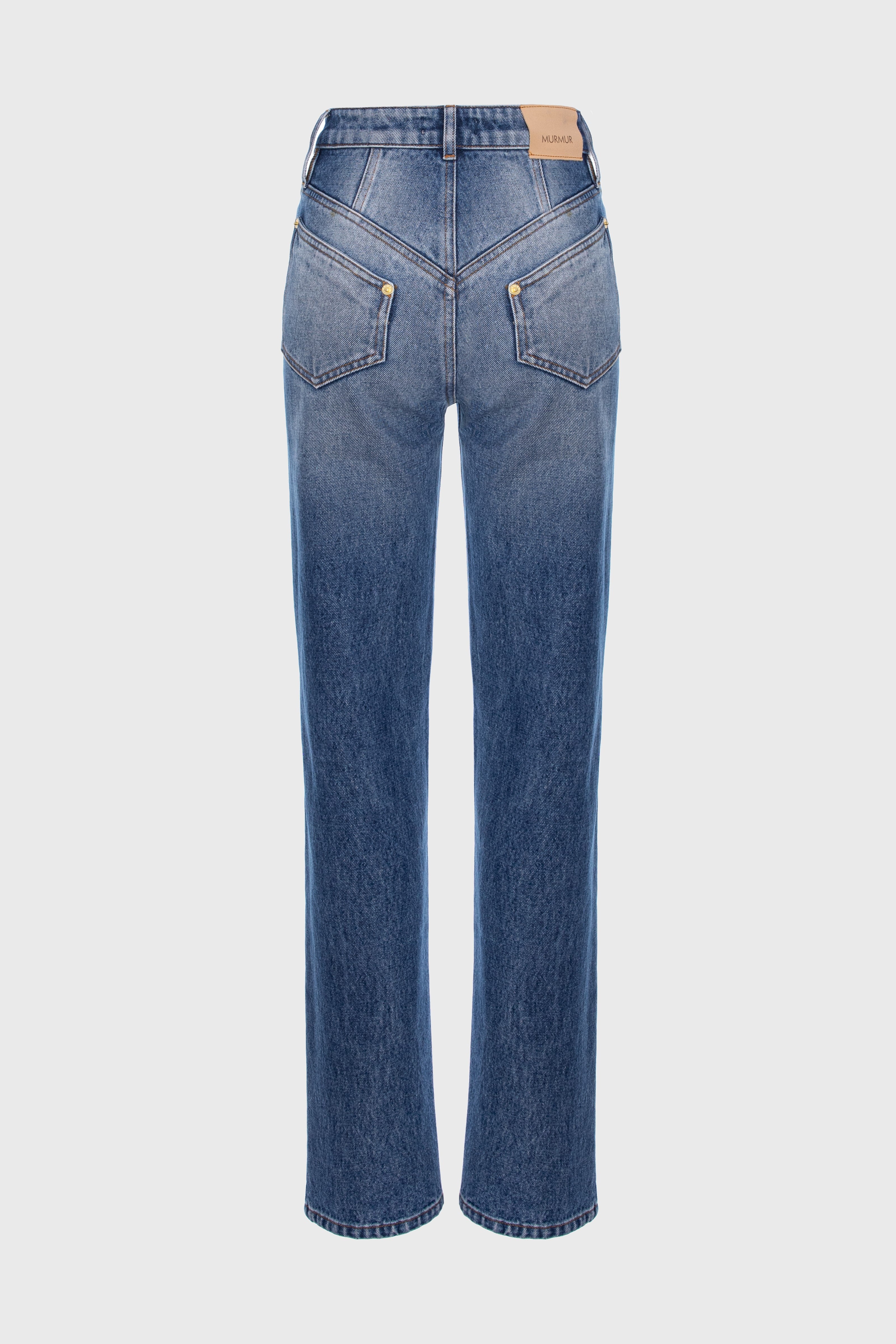 Blugi denim albastru Outline
