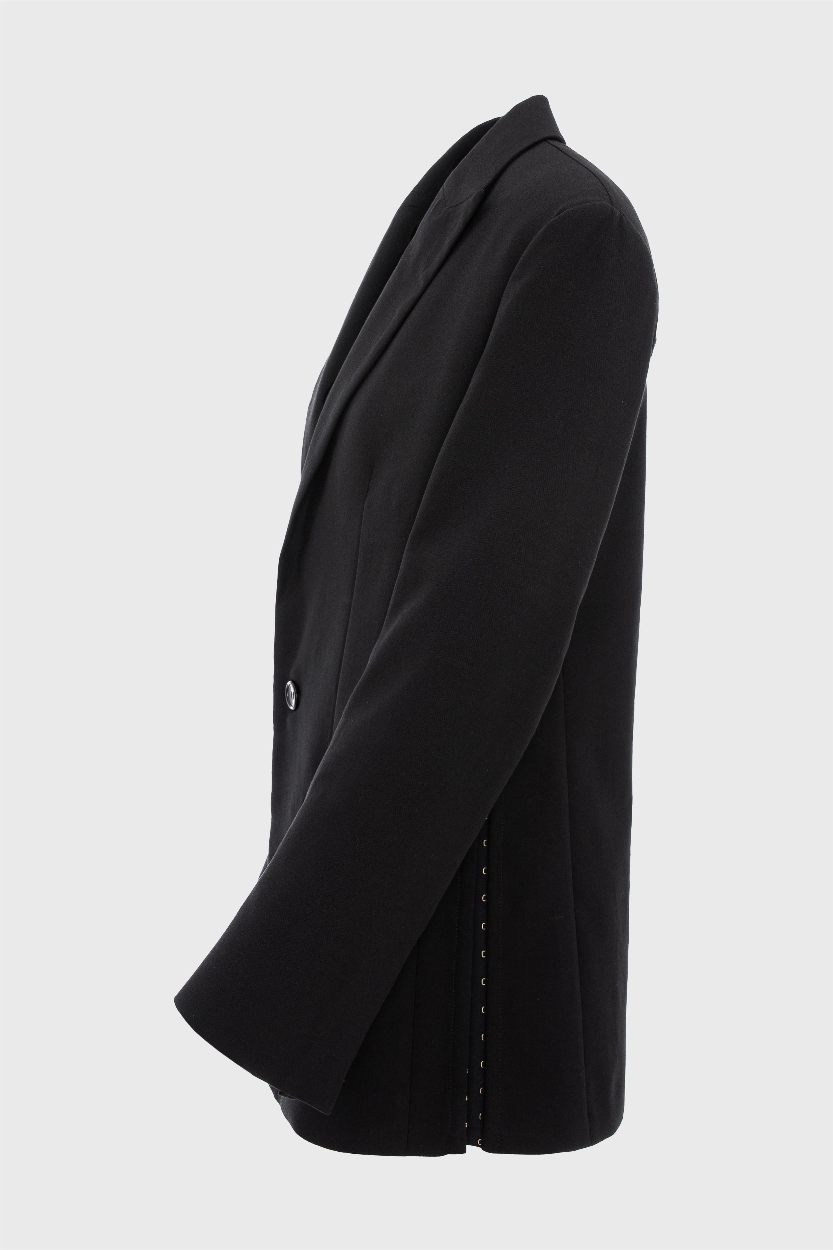 Blazer negru de lana Urban