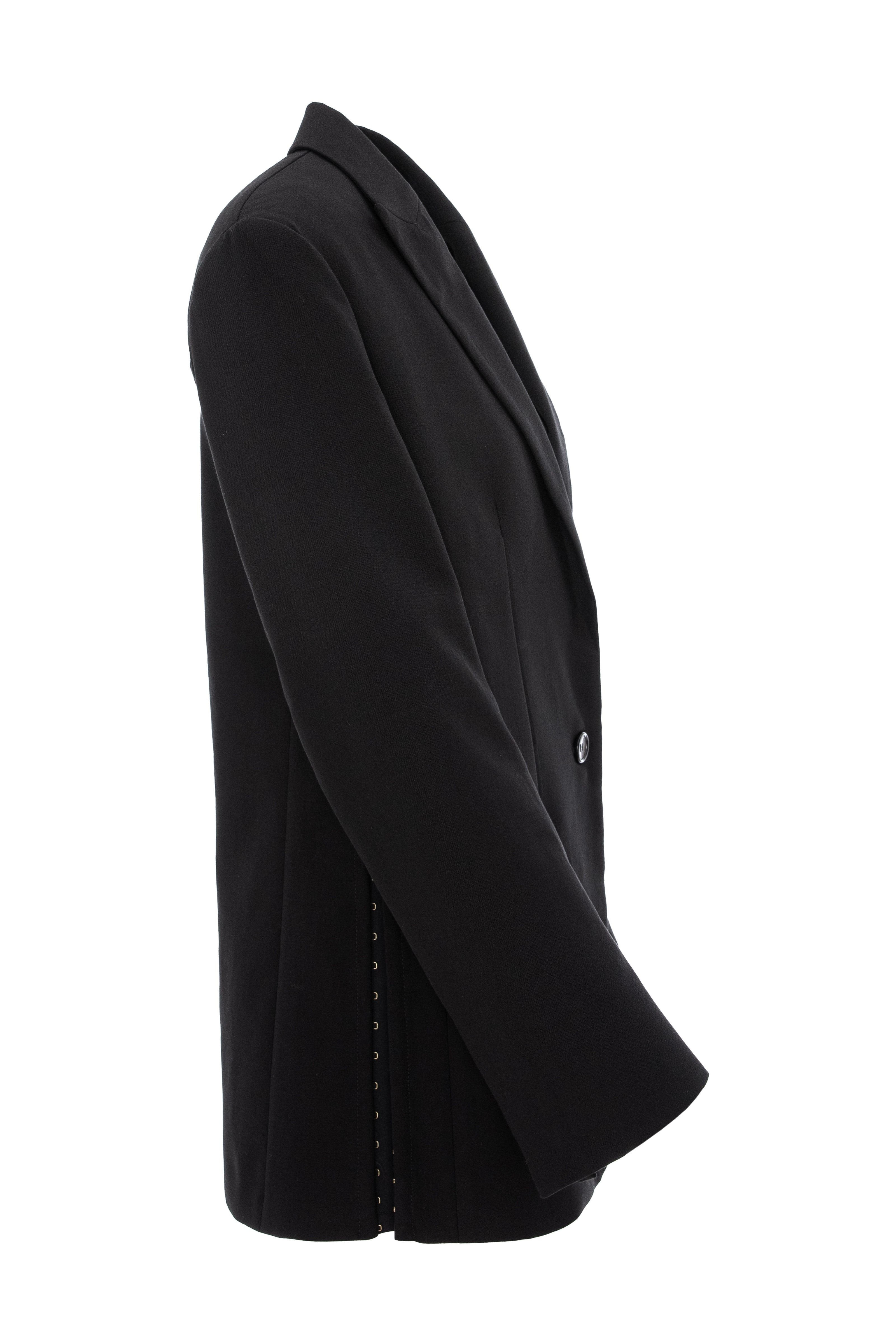 Blazer negru de lana Urban