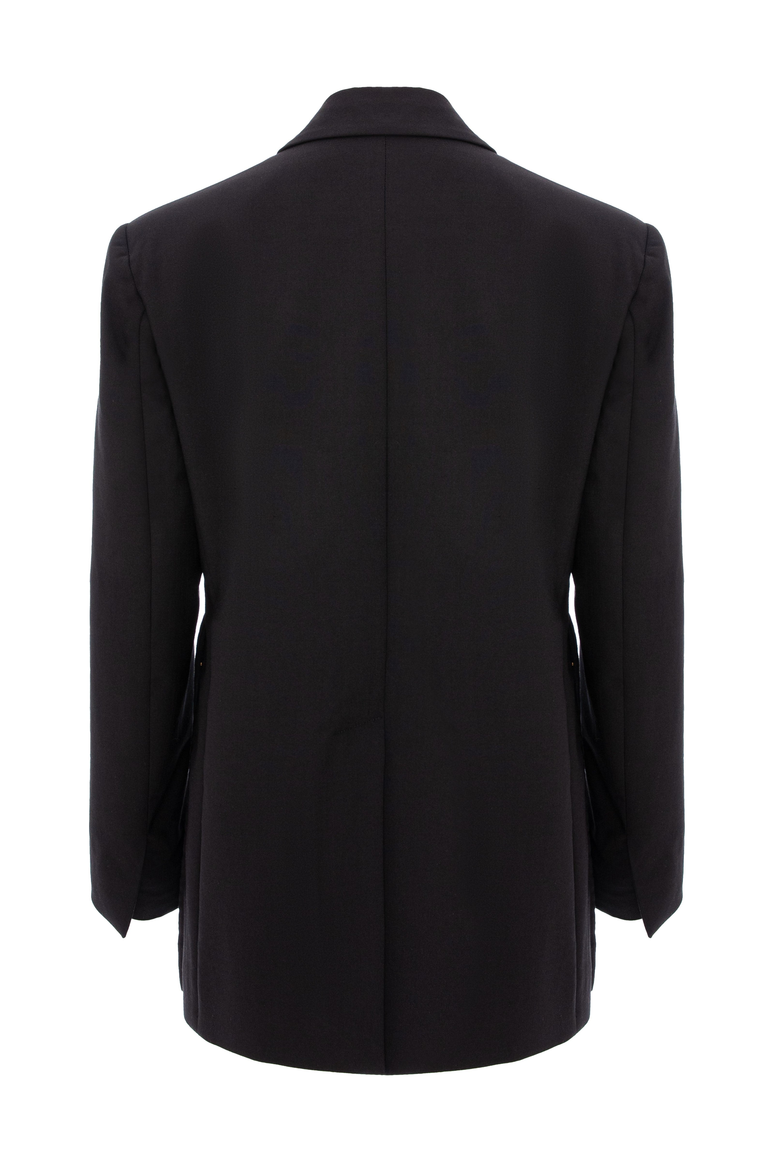 Blazer negru de lana Urban