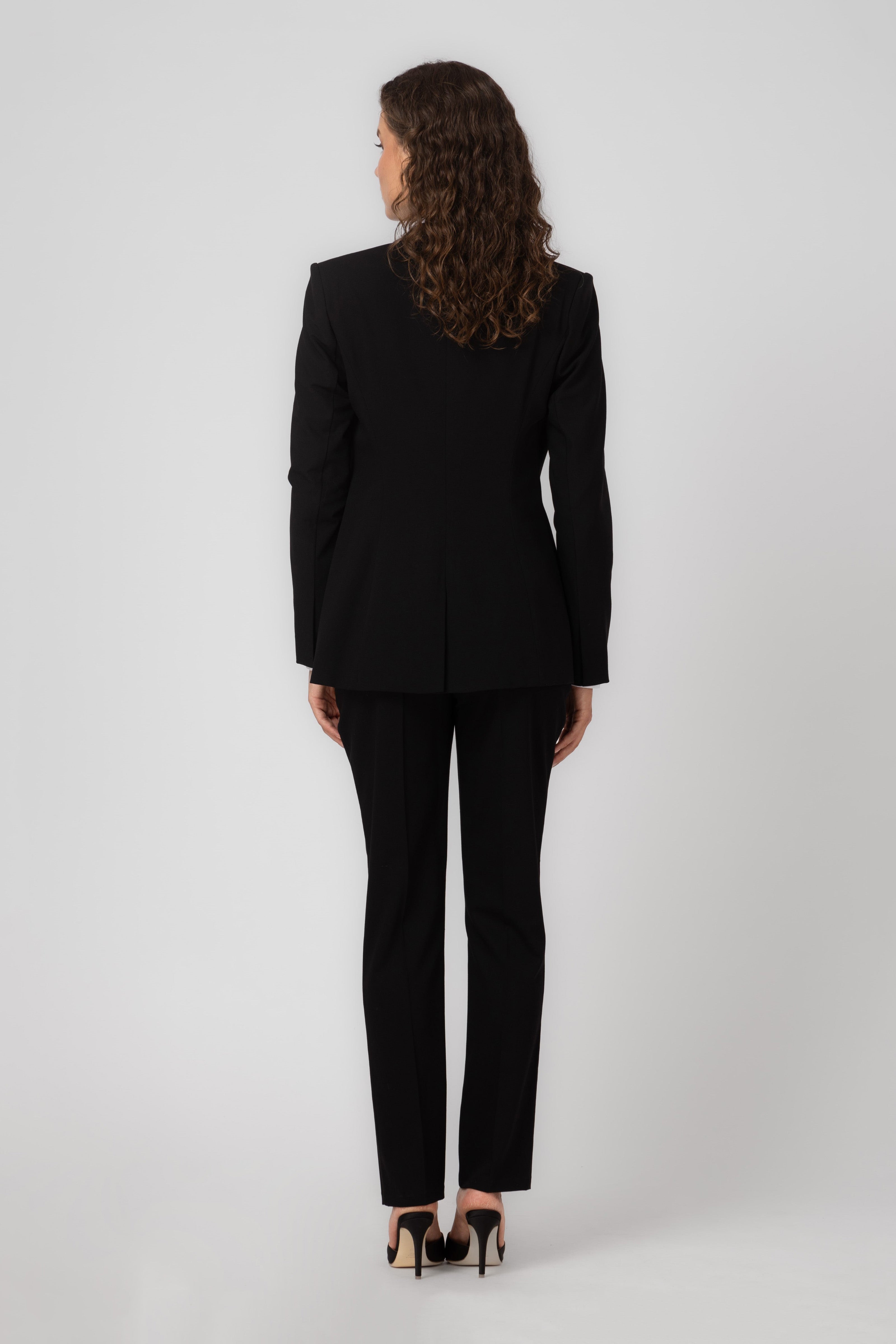 Sacou negru din lana Formal