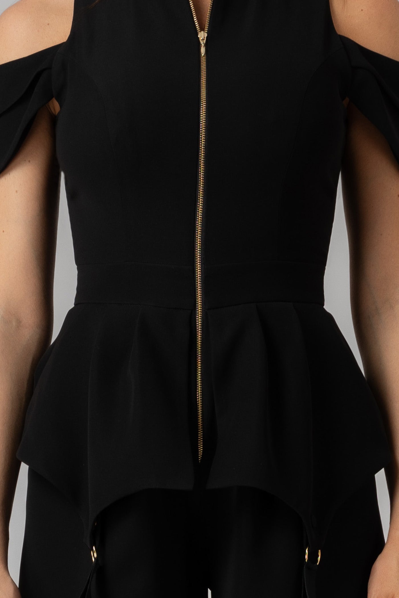 Salopeta neagra midi Blaze