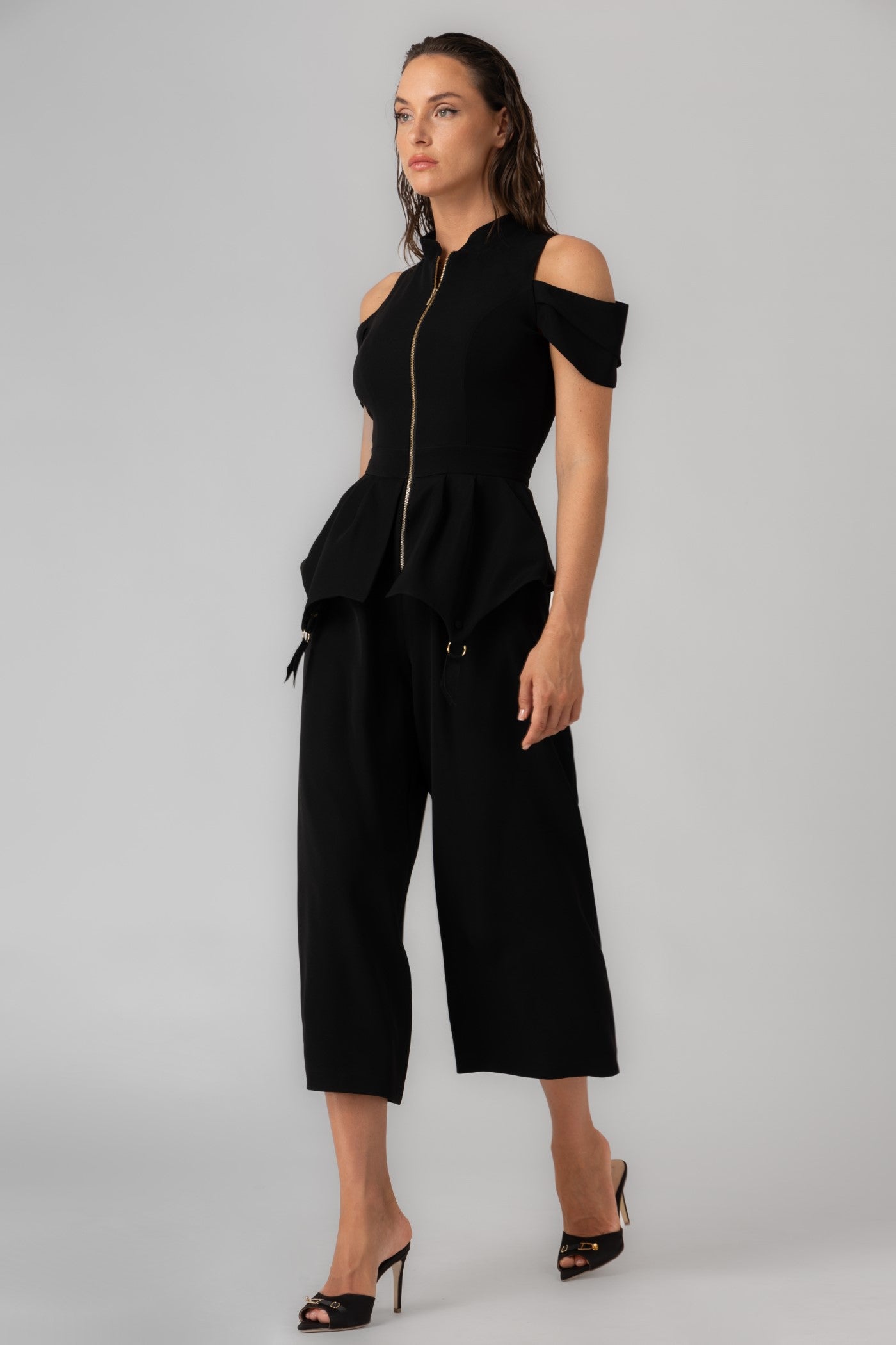 Salopeta neagra midi Blaze