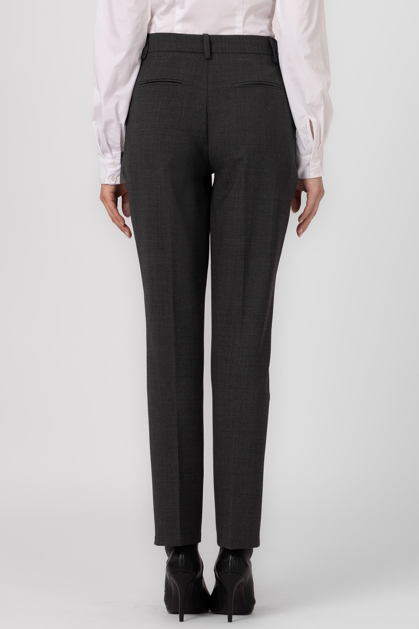 Pantaloni clasici gri din lana Formal