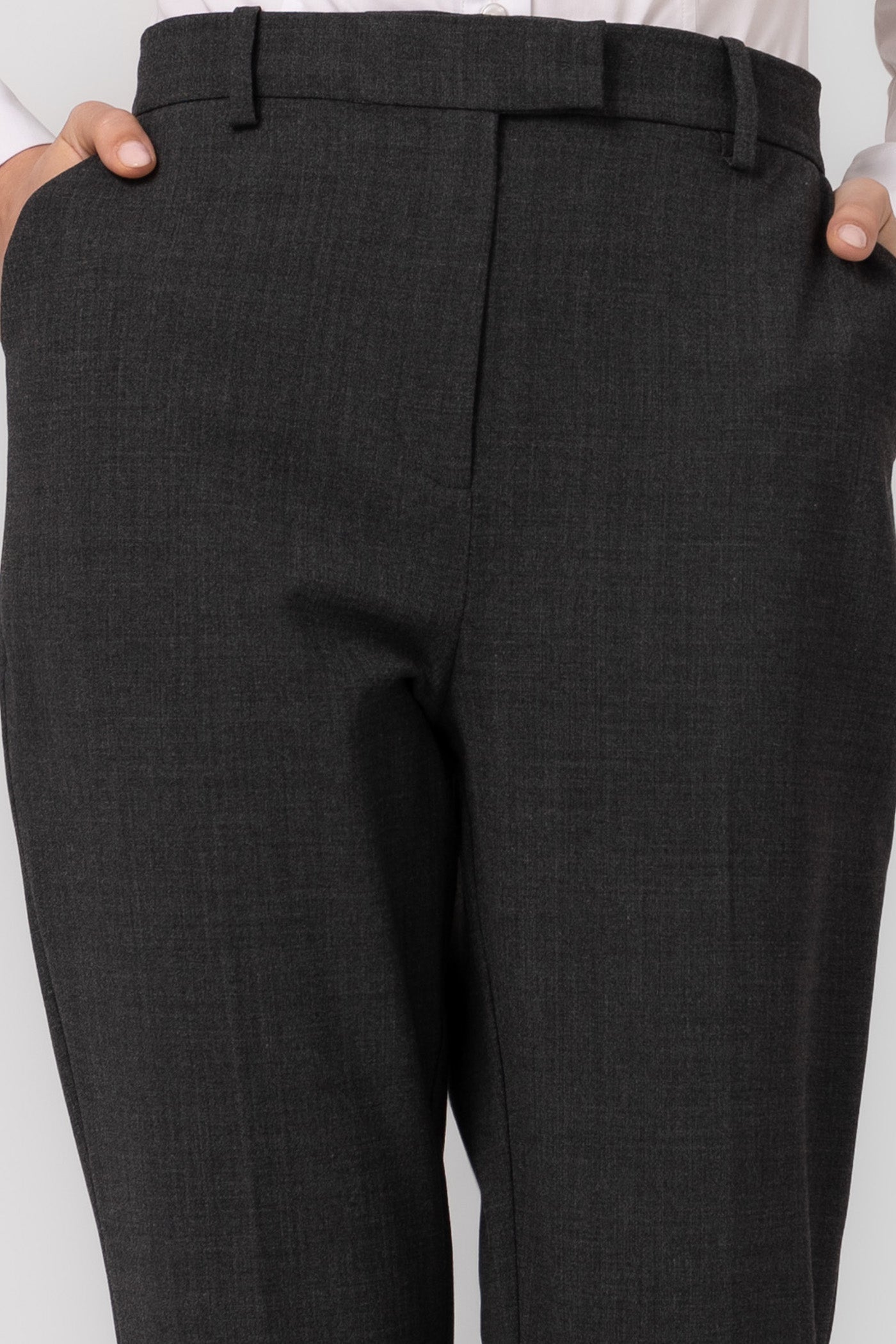 Pantaloni clasici gri din lana Formal