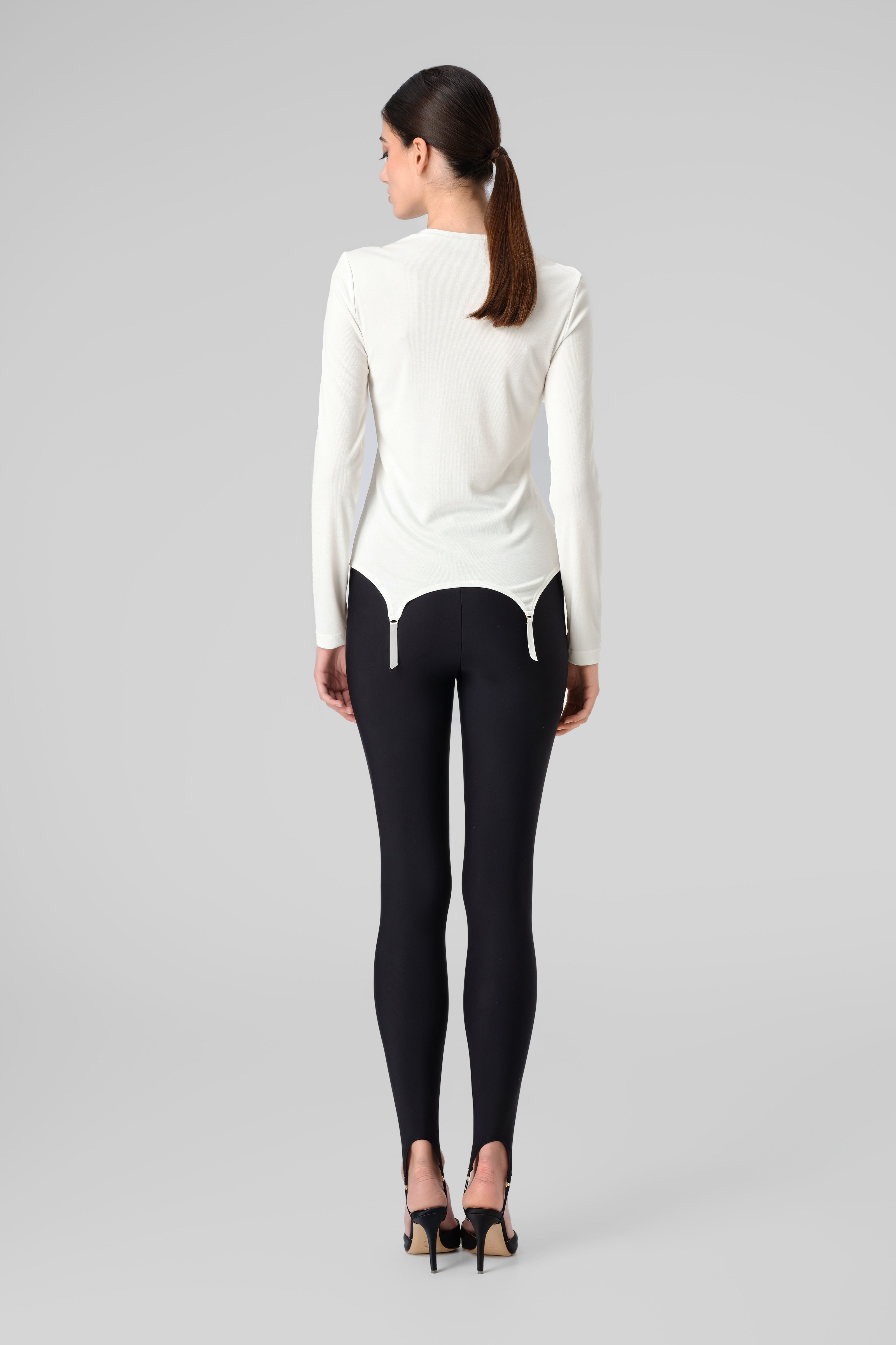 Colanti negri mulati din microfibra Cover