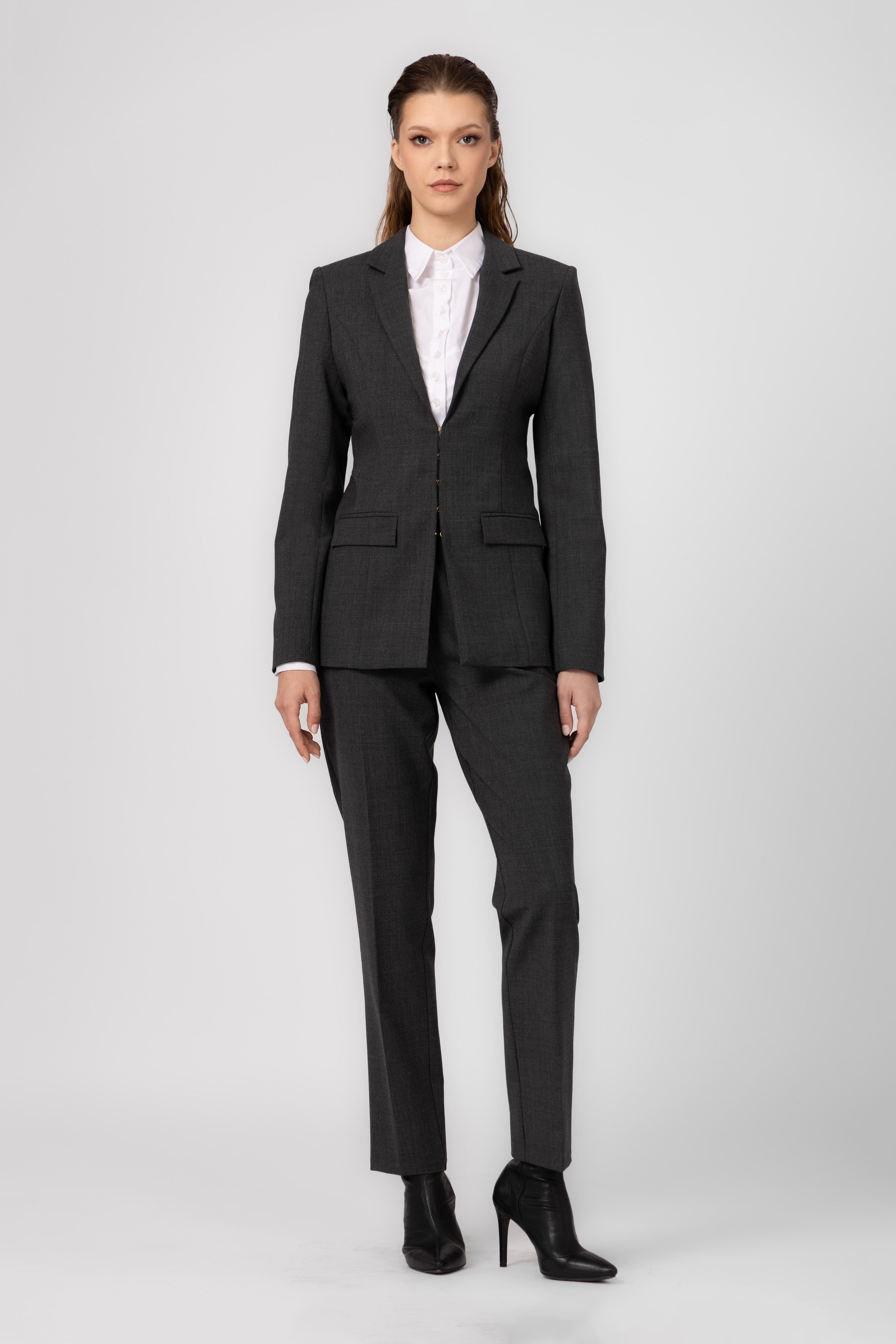 Sacou gri din lana Formal