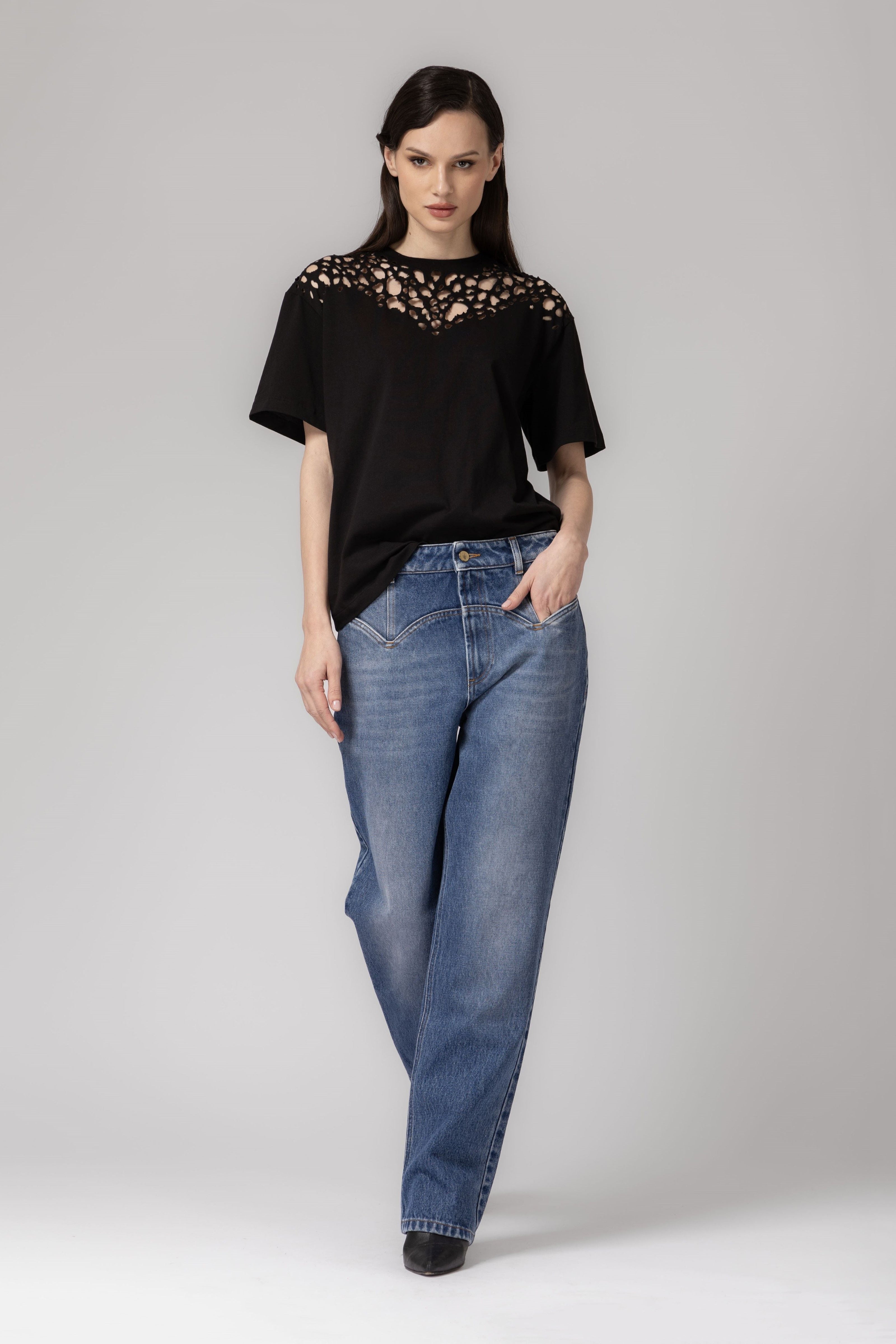 Tricou negru din bumbac Corrosive