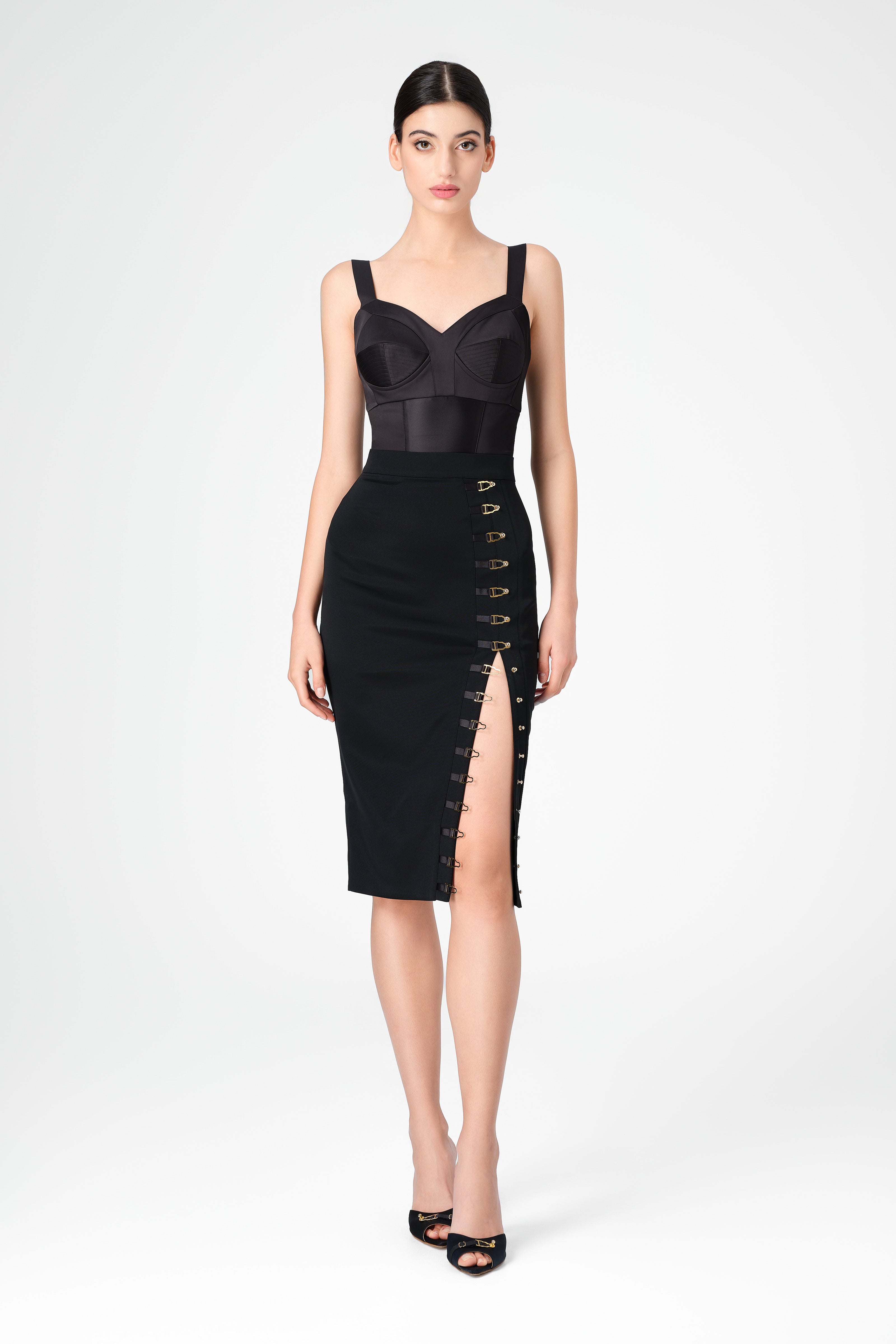 Fusta neagra creion cu crapatura Ivy