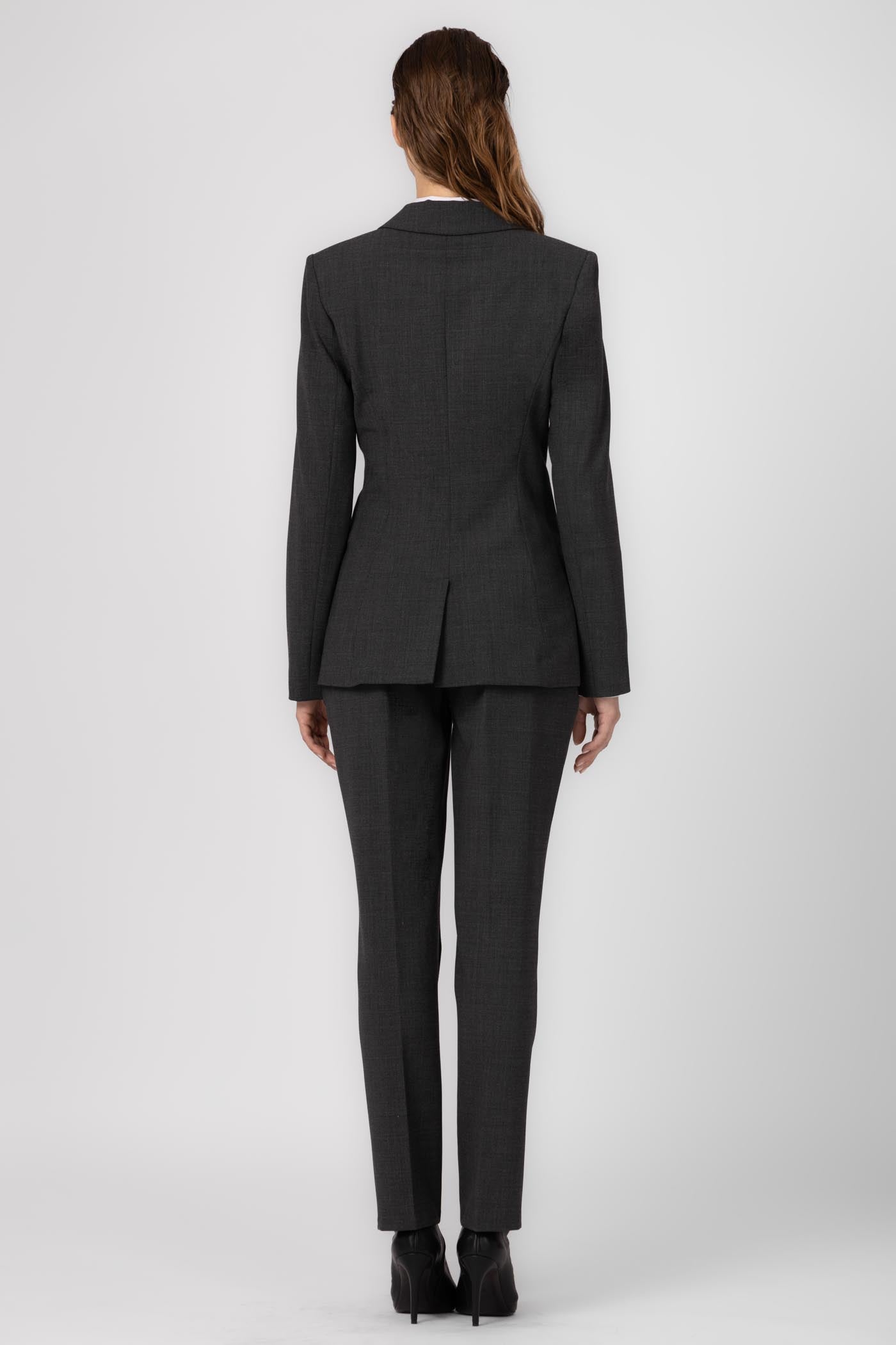 Blazer gri din lana Formal
