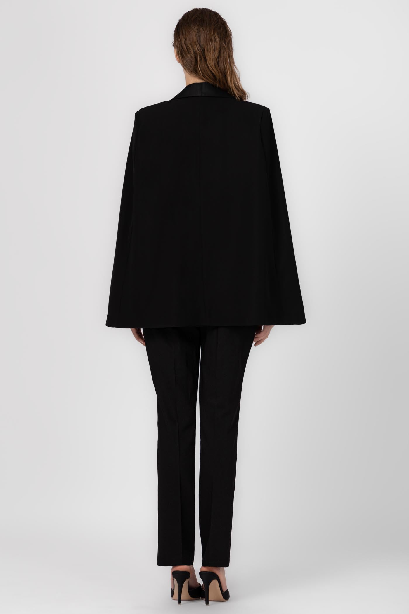 Pantaloni negri cu buzunare Formal