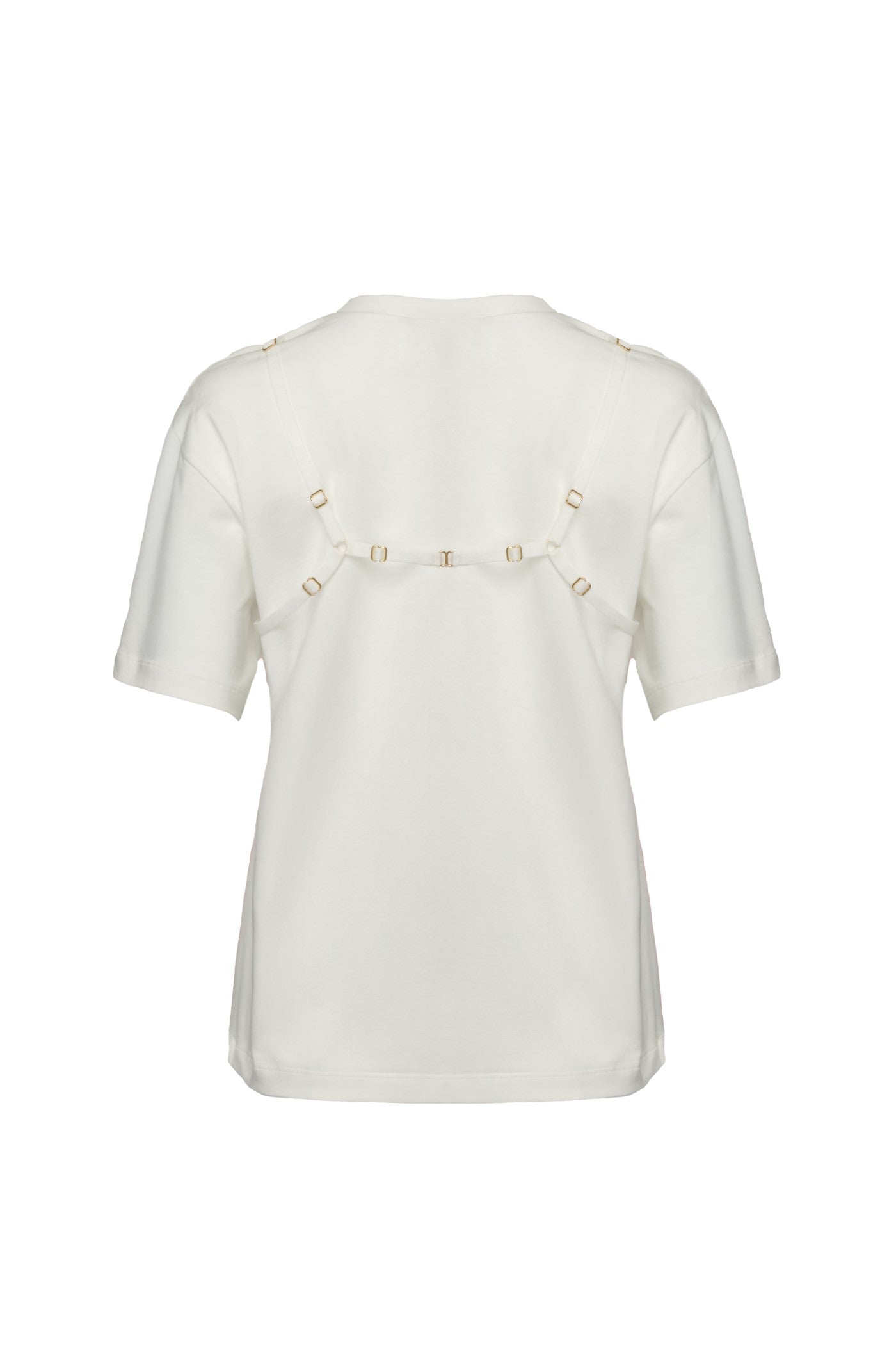 Tricou alb din bumbac organic Outline