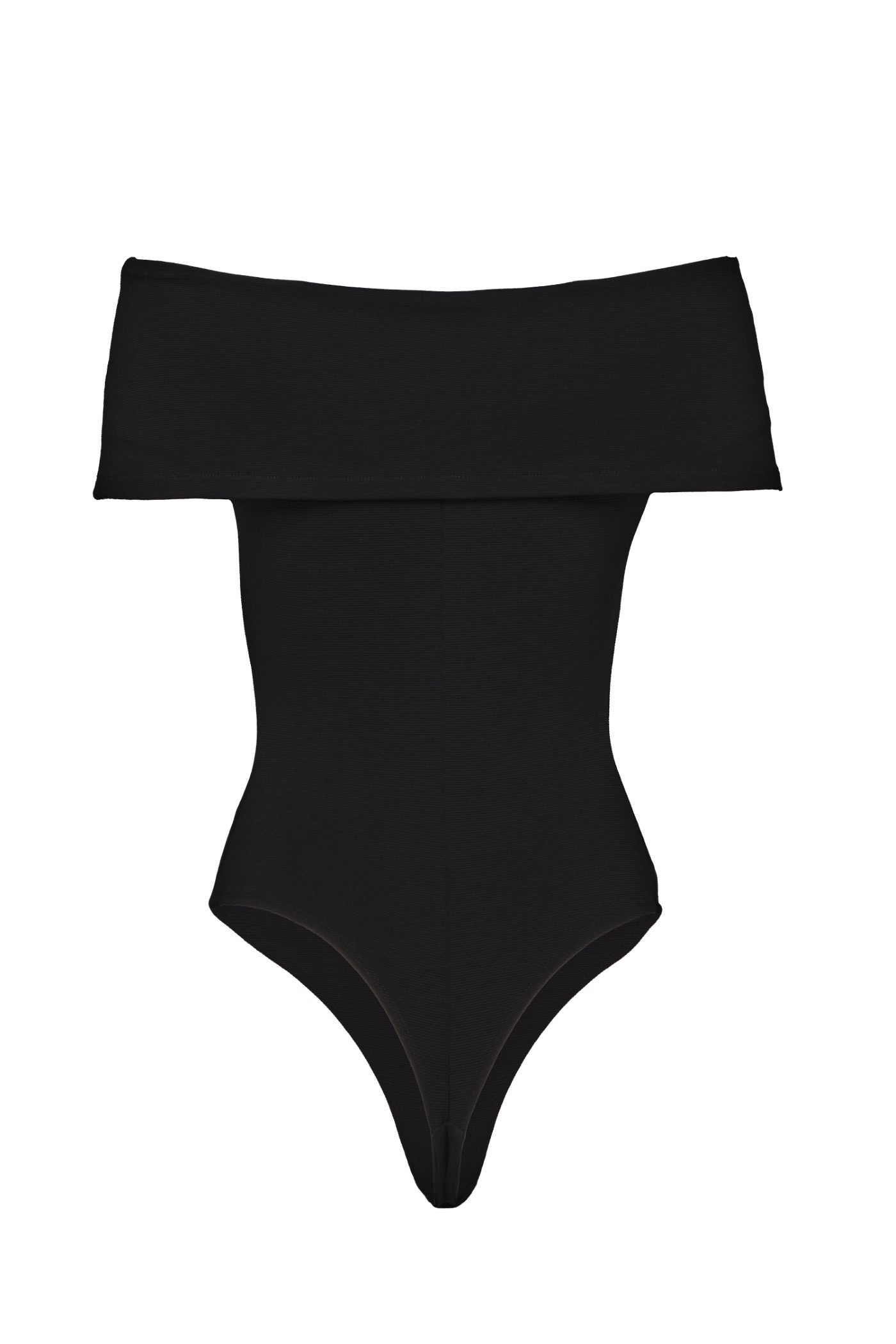 Body negru fara maneci din tricot Ellipse