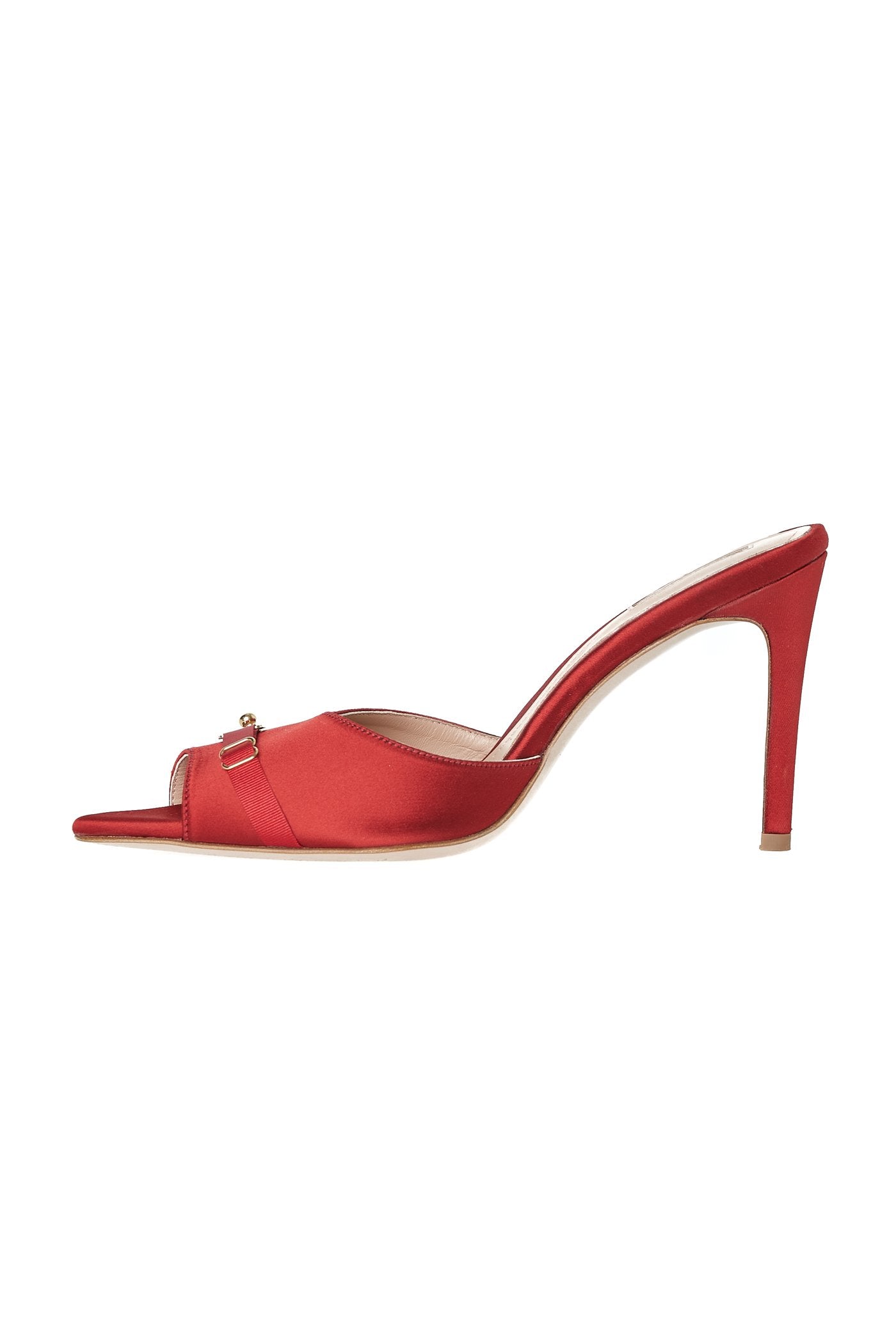 Pantofi rosii din satin Secure