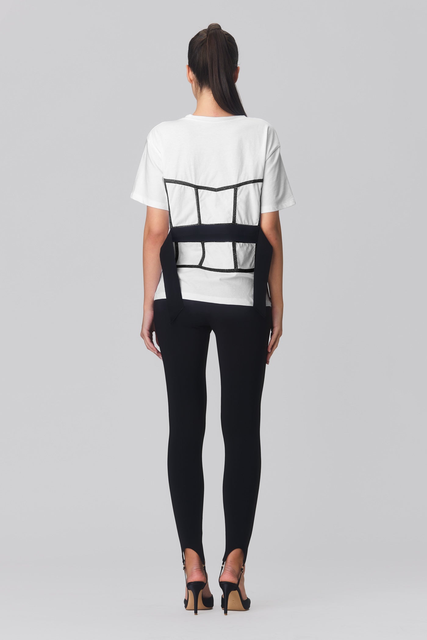 Tricou alb din bumbac organic Draft