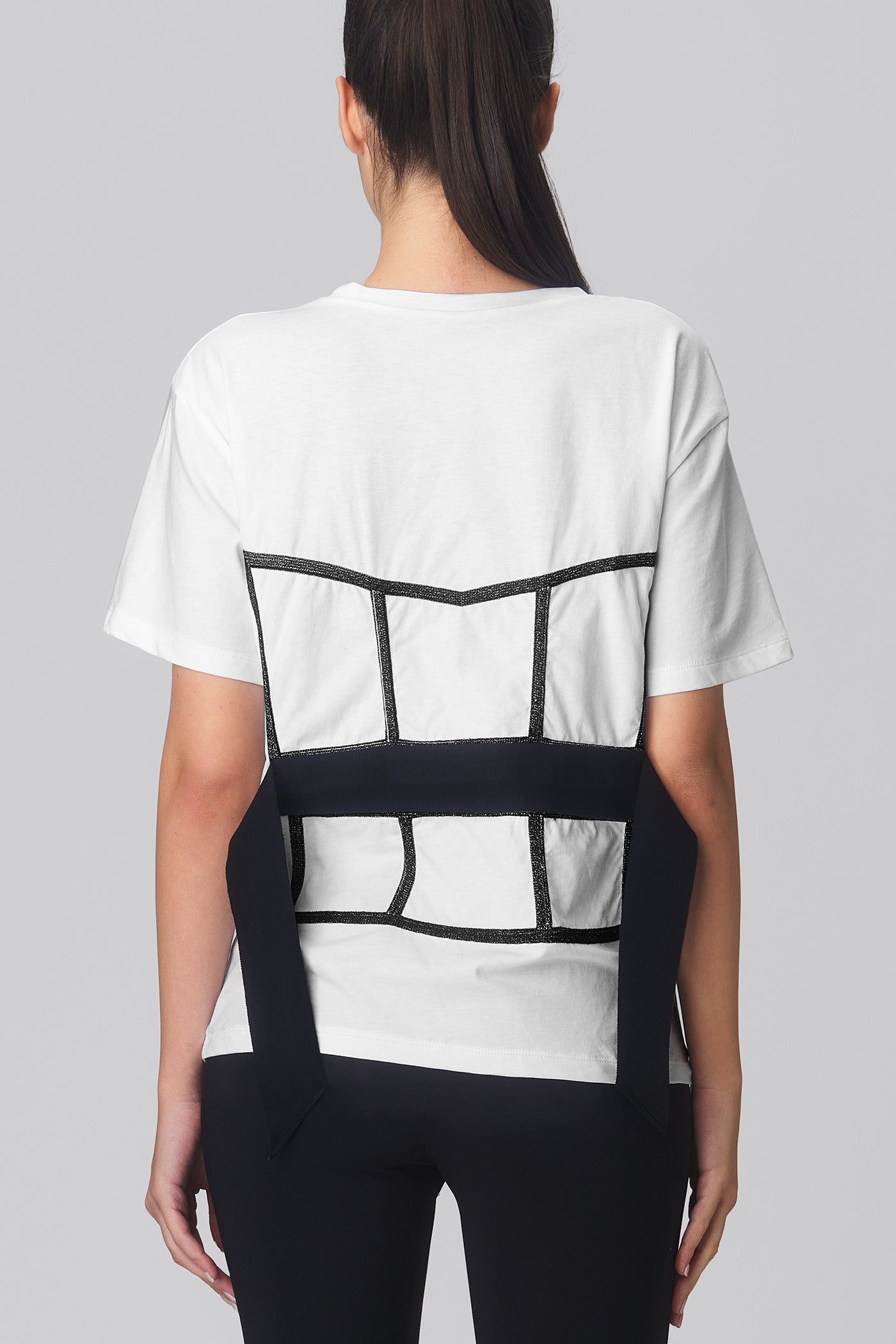 Tricou alb din bumbac organic Draft