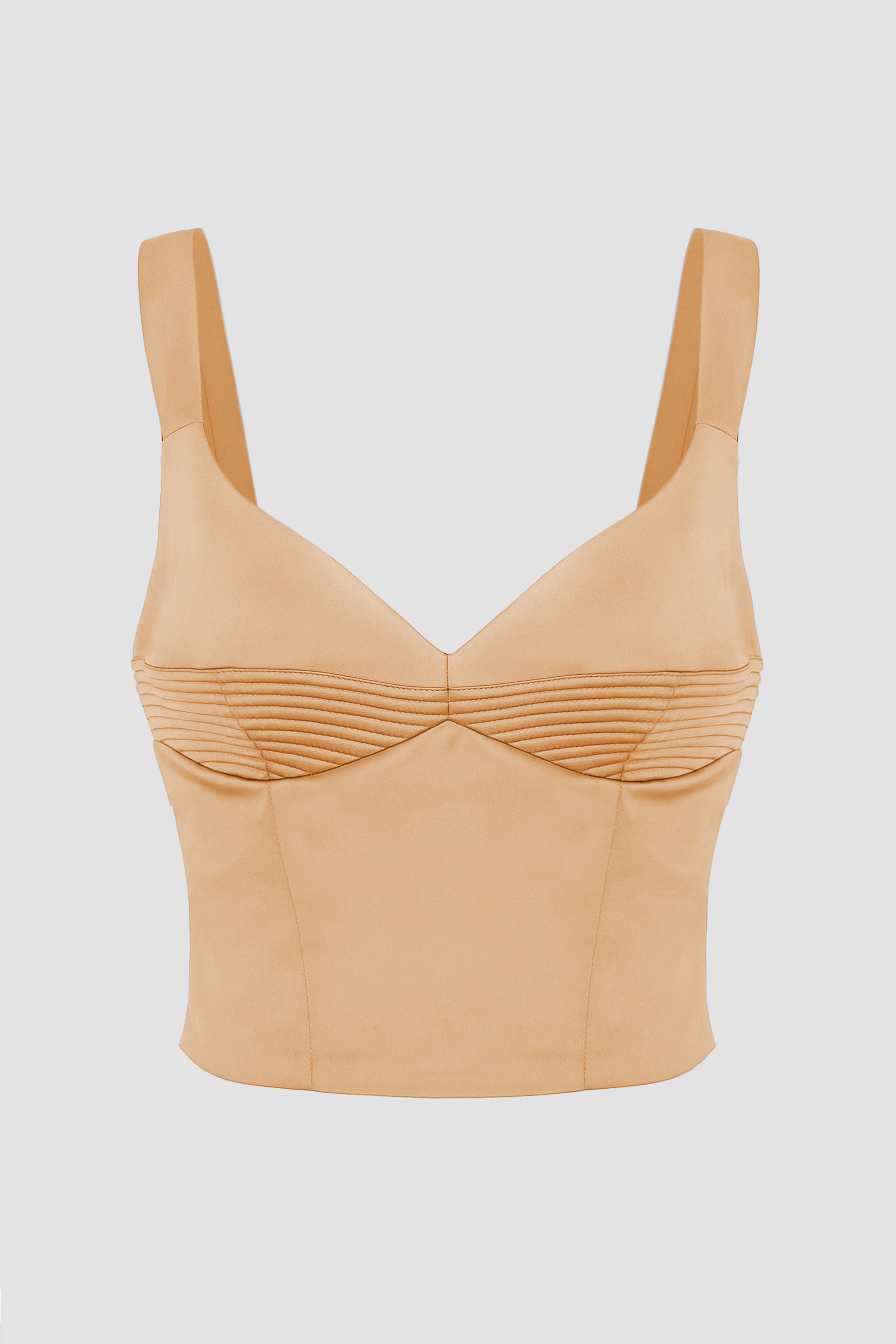 Corset nud din satin elastic Haze