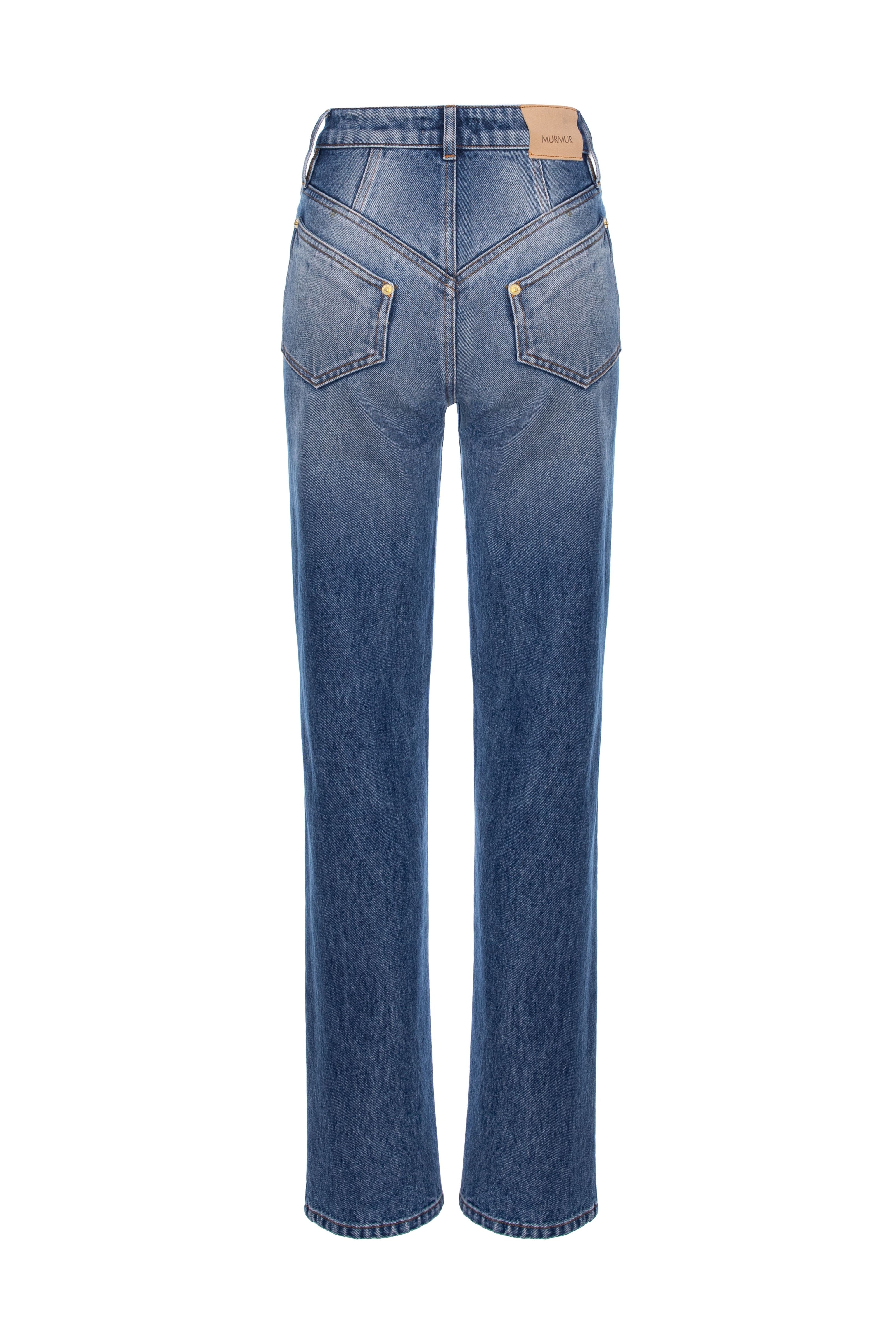 Blugi denim albastru Outline