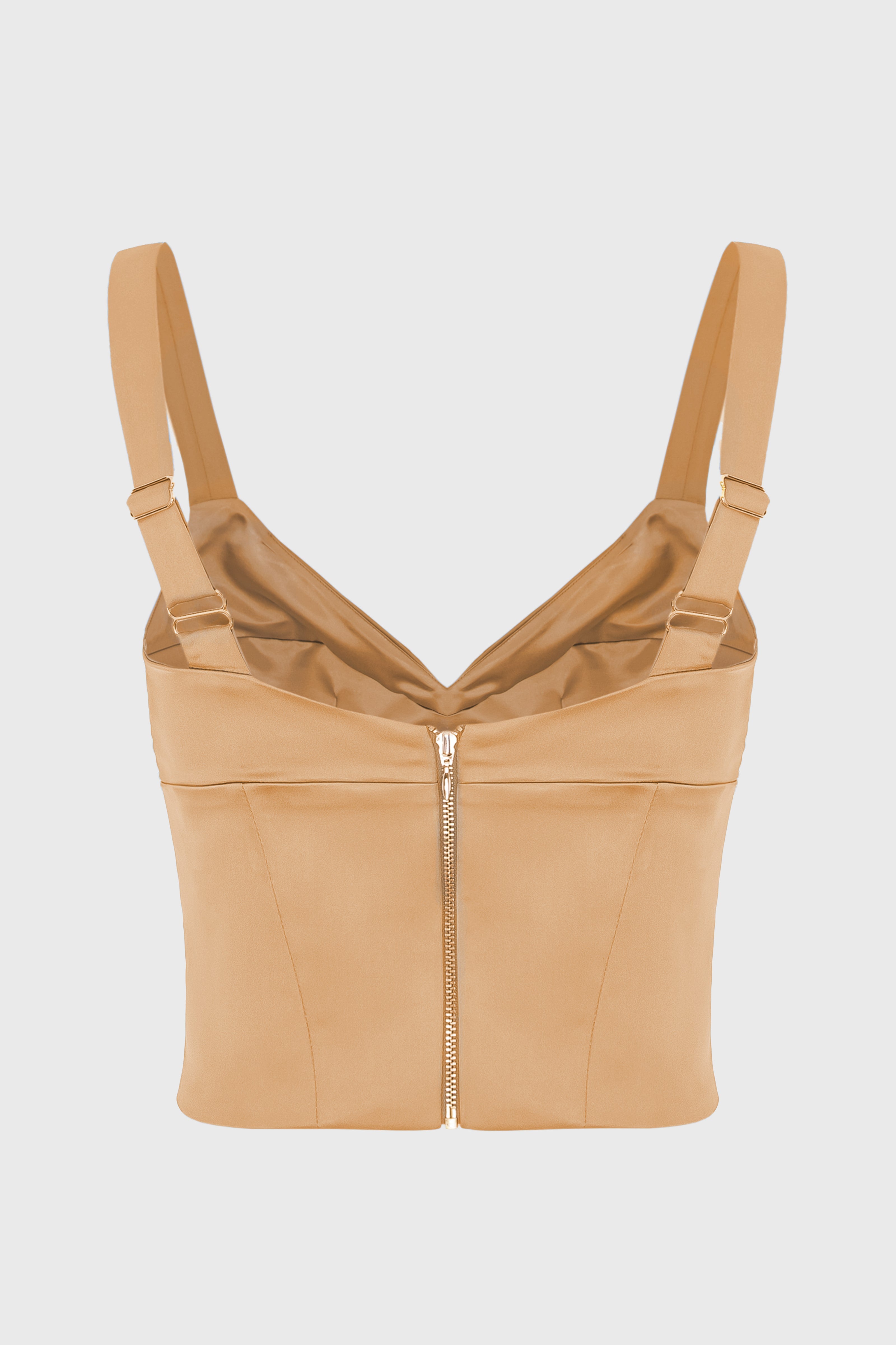 Corset nud din satin elastic Haze