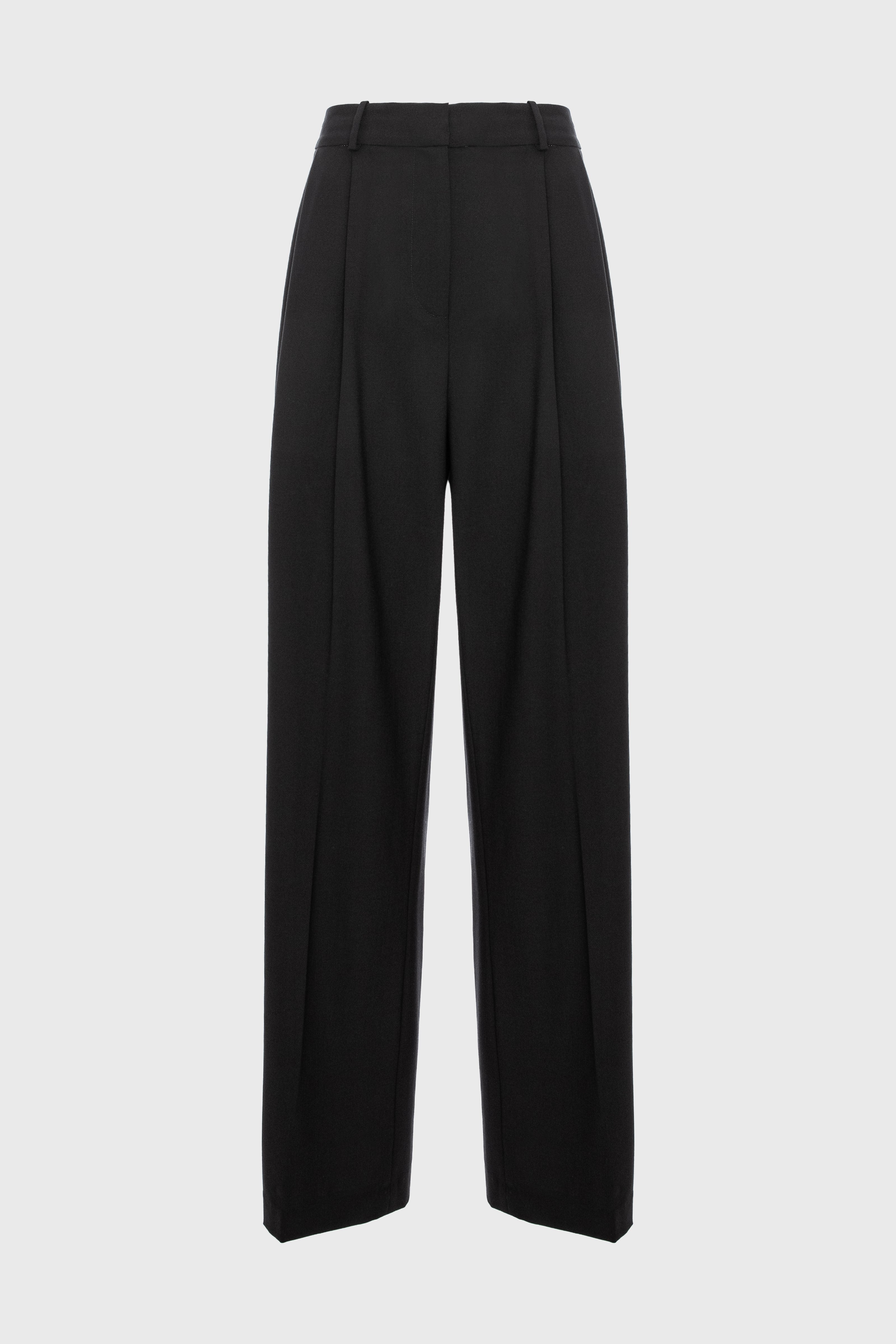 Pantaloni negri de lana Urban