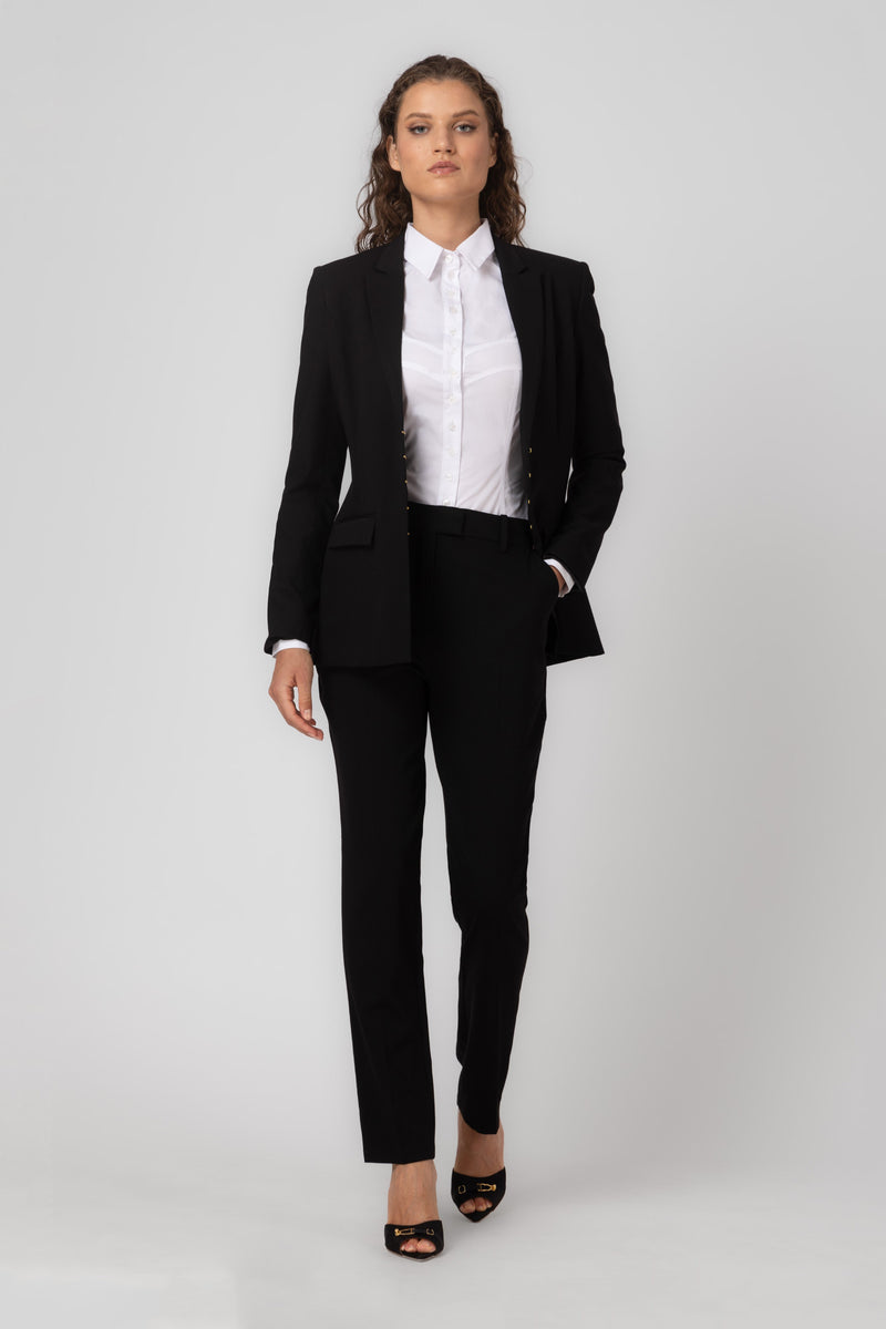 Blazer negru din lana Formal