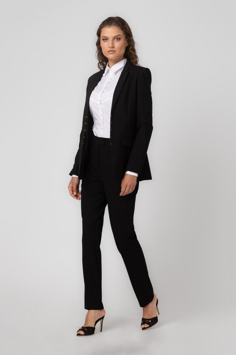 Blazer negru din lana Formal