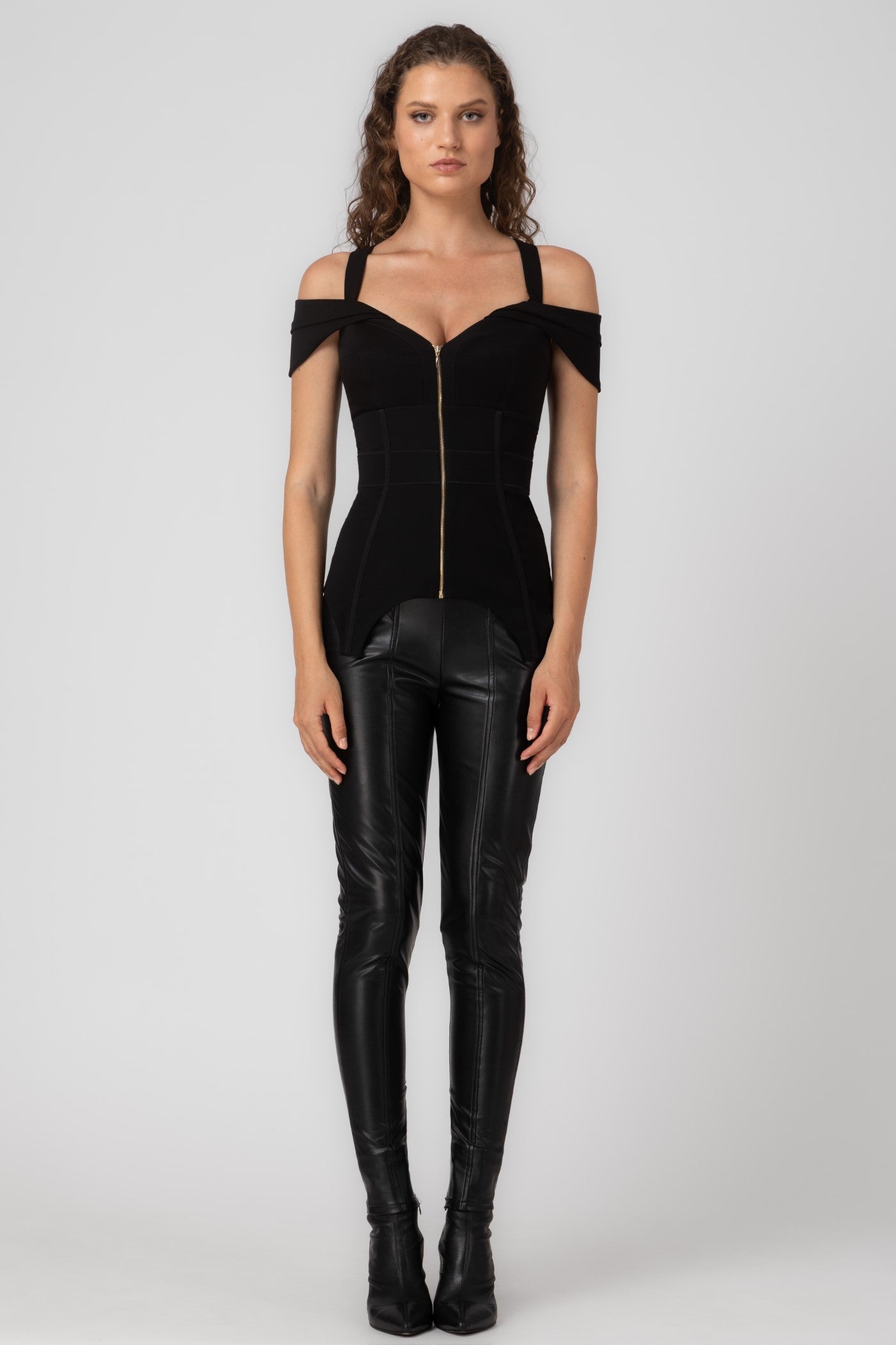 Corset negru Sculpt Cady