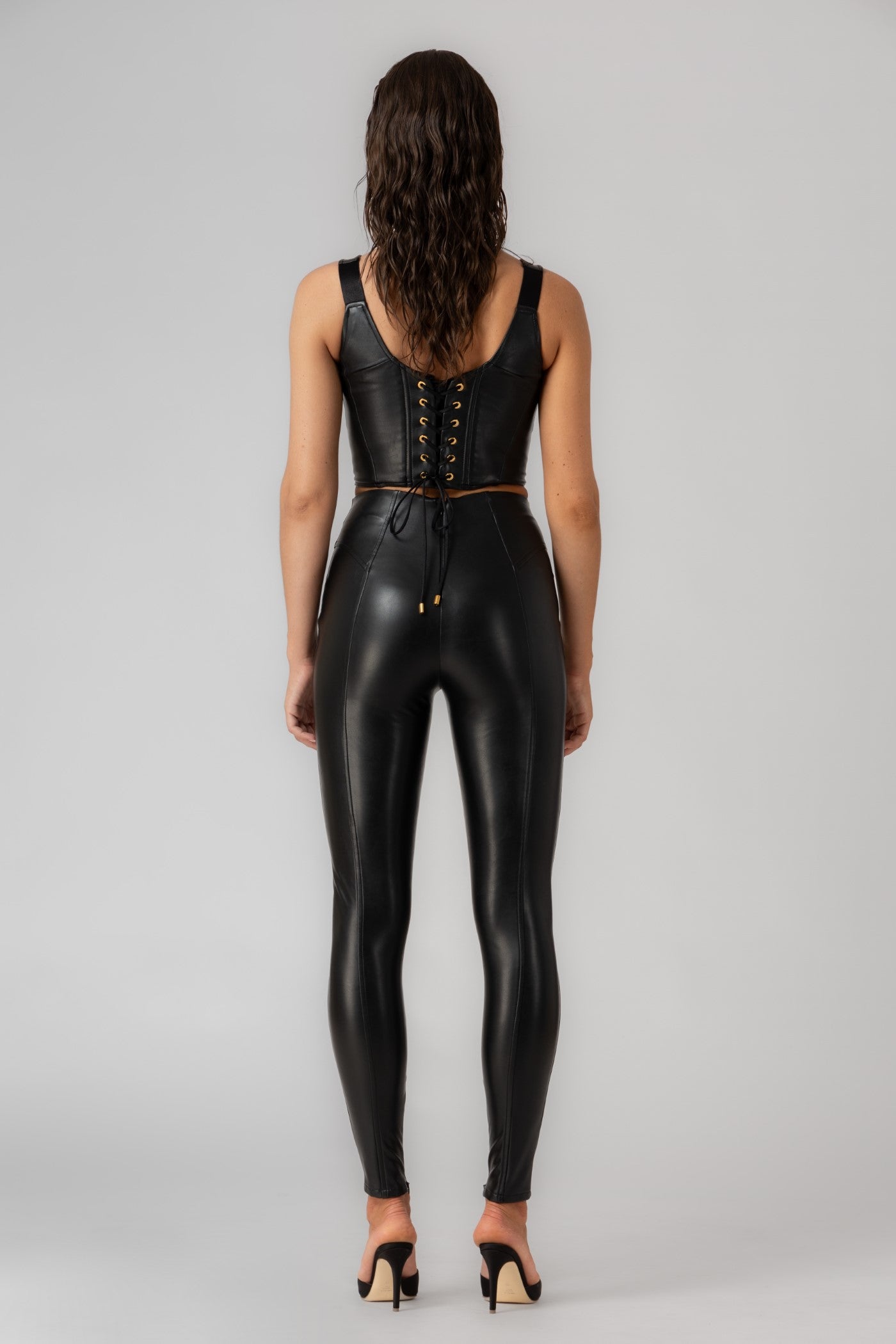 Colanti din piele ecologica Shape