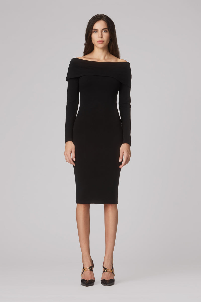 Rochie neagra shapewear Ellipse
