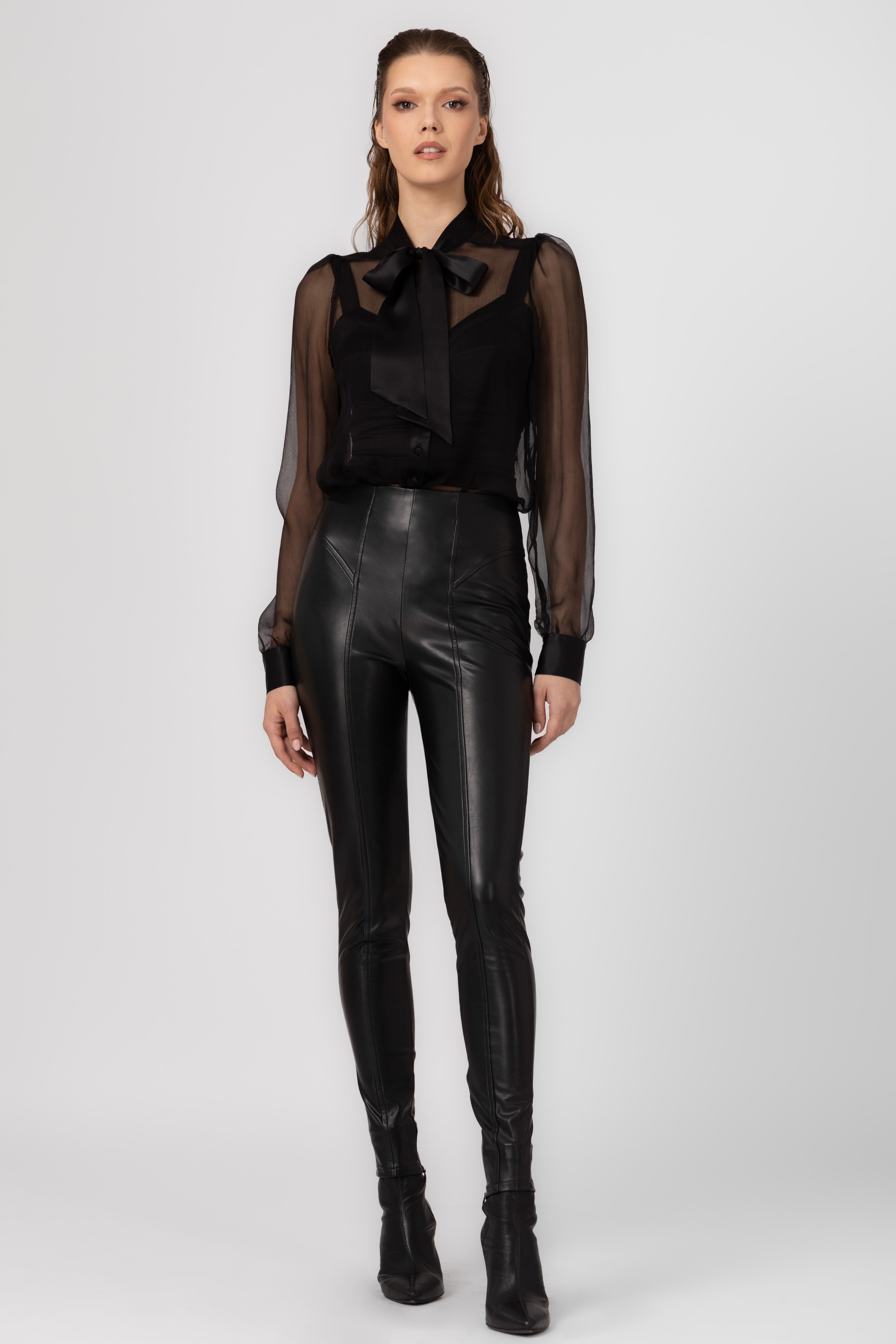 Colanti din piele ecologica Shape