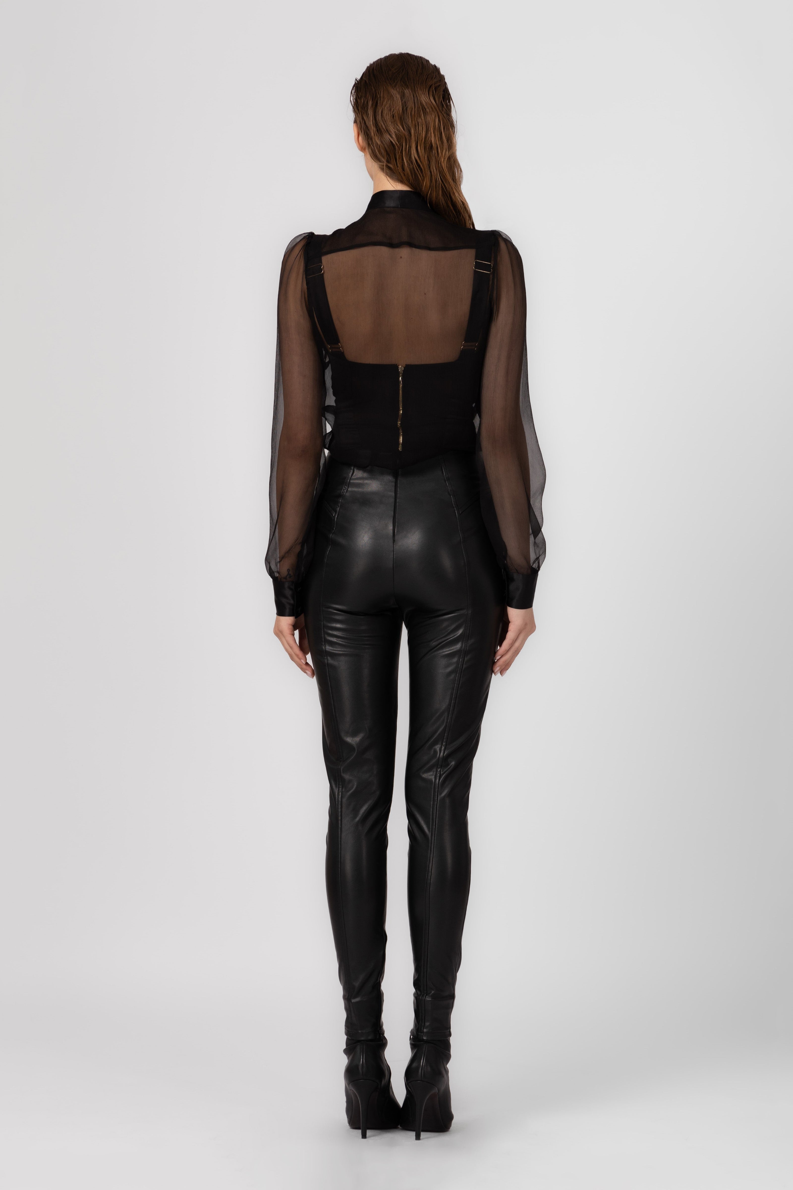 Colanti din piele ecologica Shape