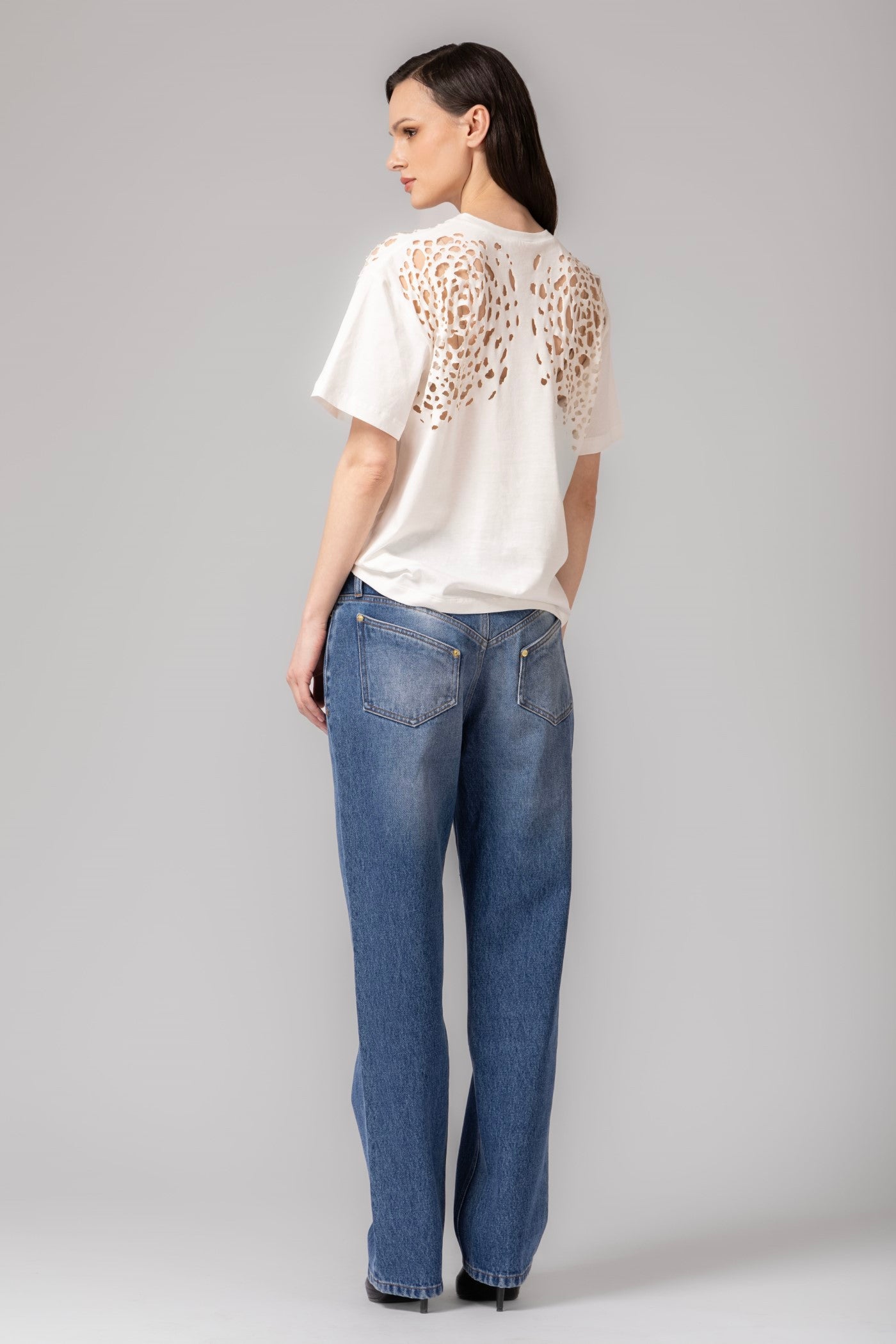 Tricou alb din bumbac Corrosive