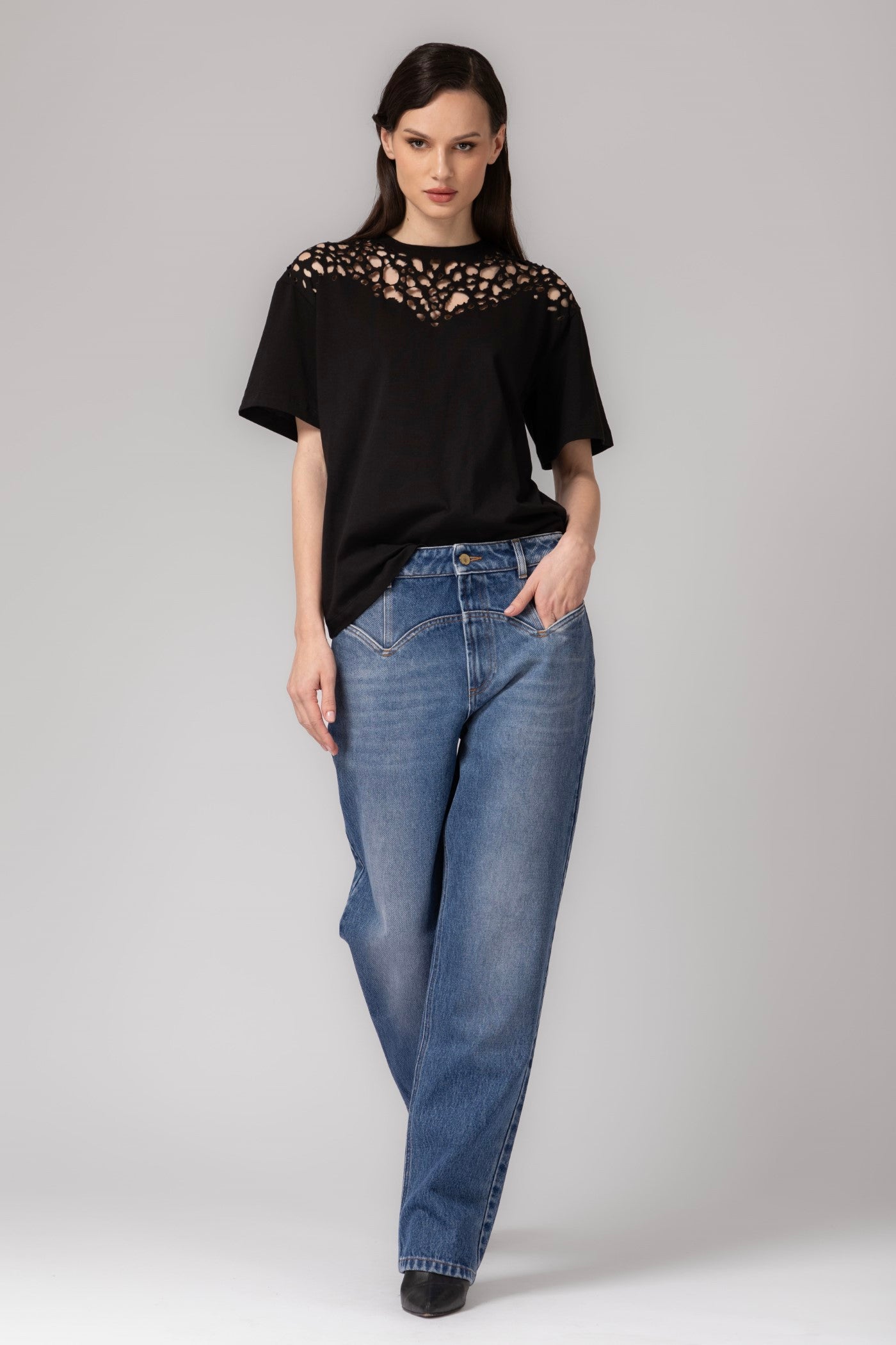 Tricou negru din bumbac Corrosive