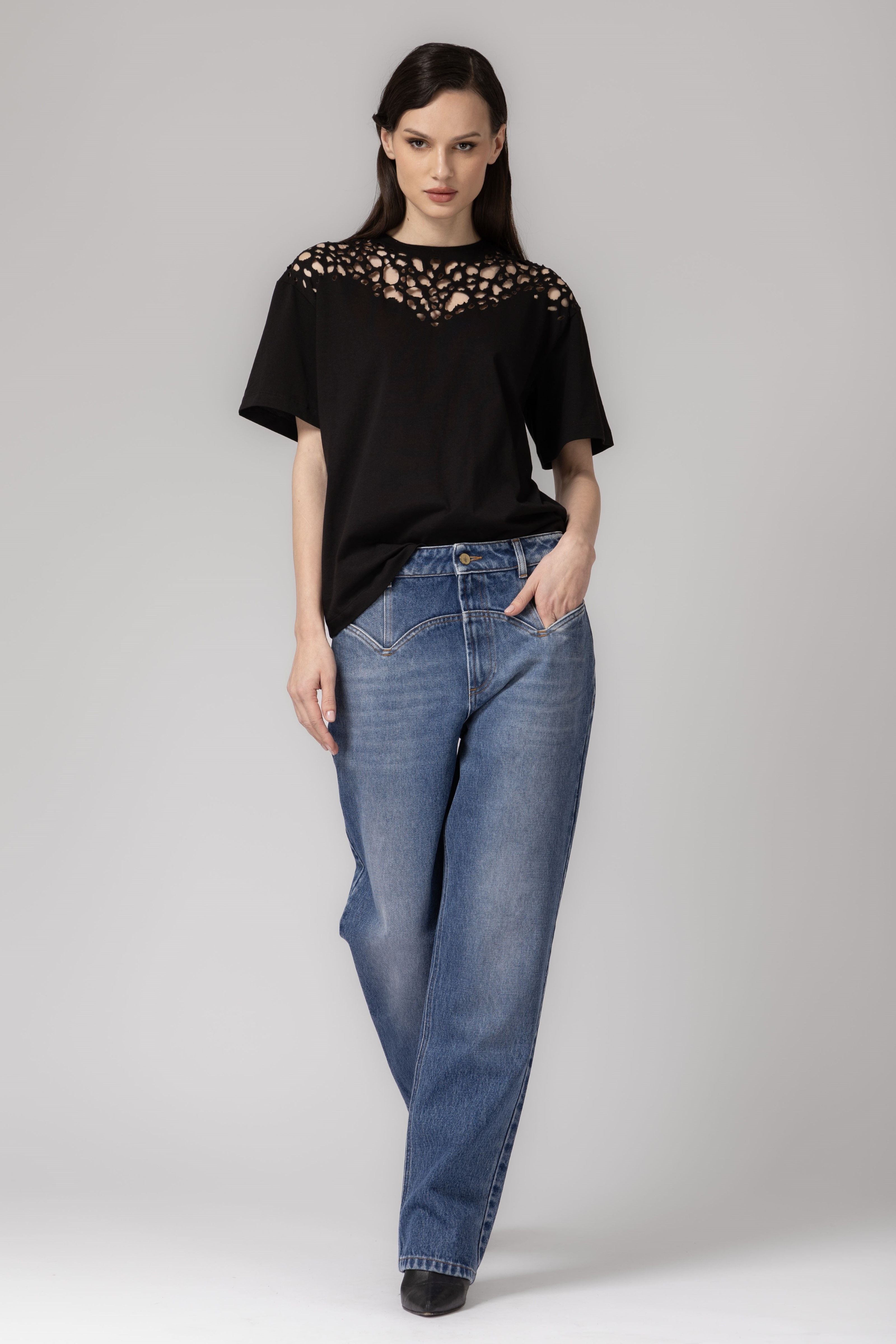 Tricou negru din bumbac Corrosive