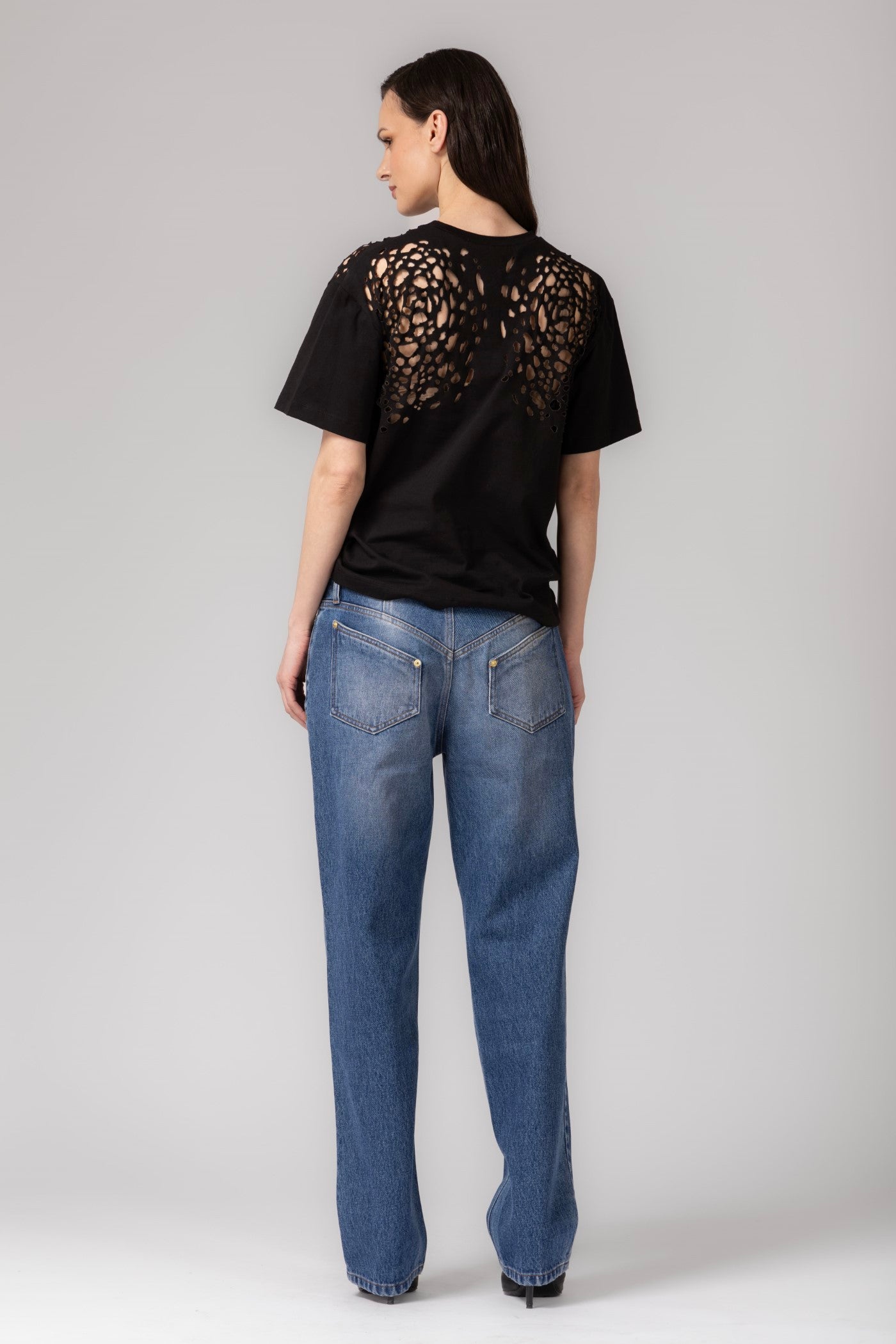 Tricou negru din bumbac Corrosive