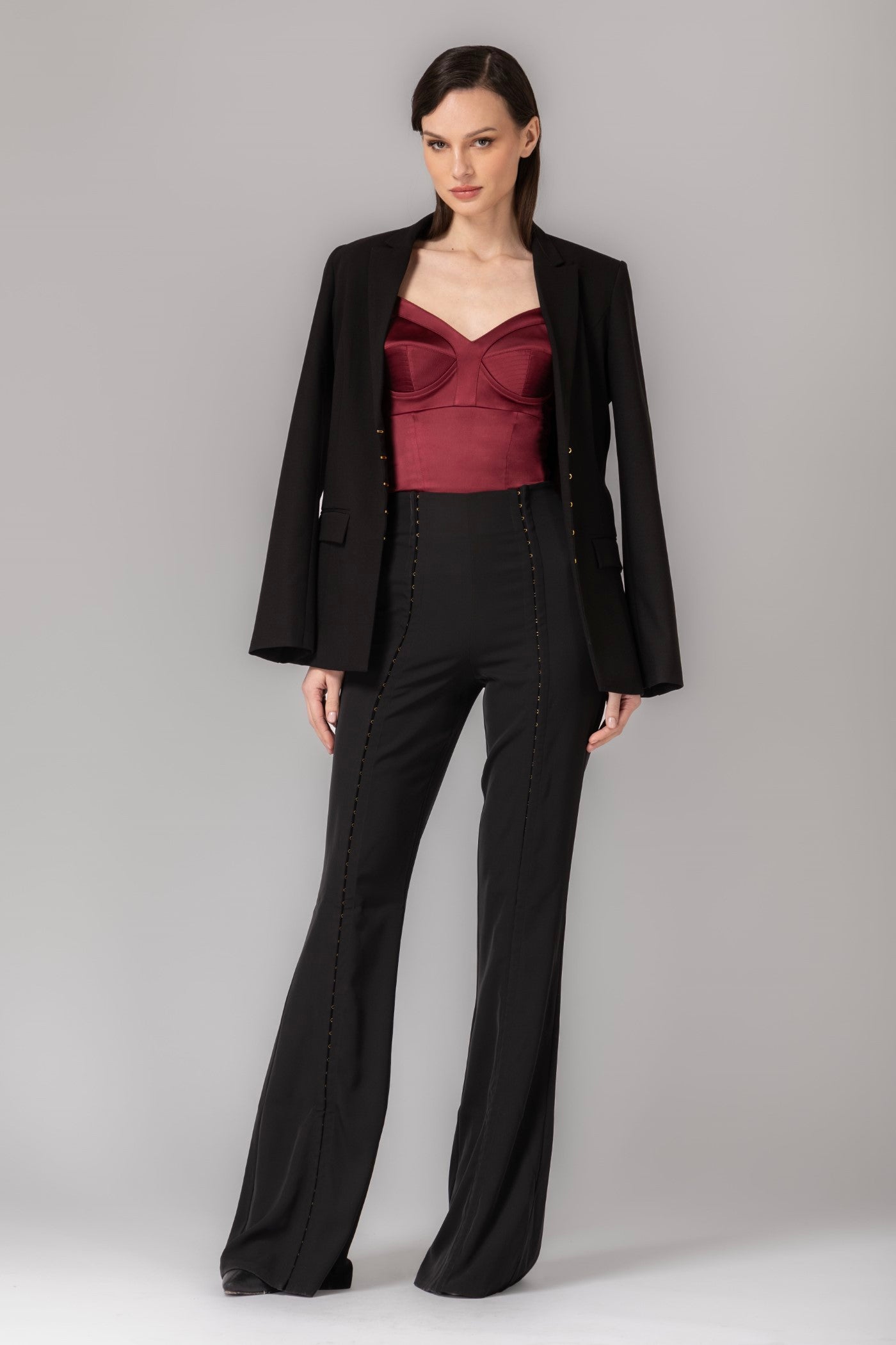 Sacou negru din lana Formal