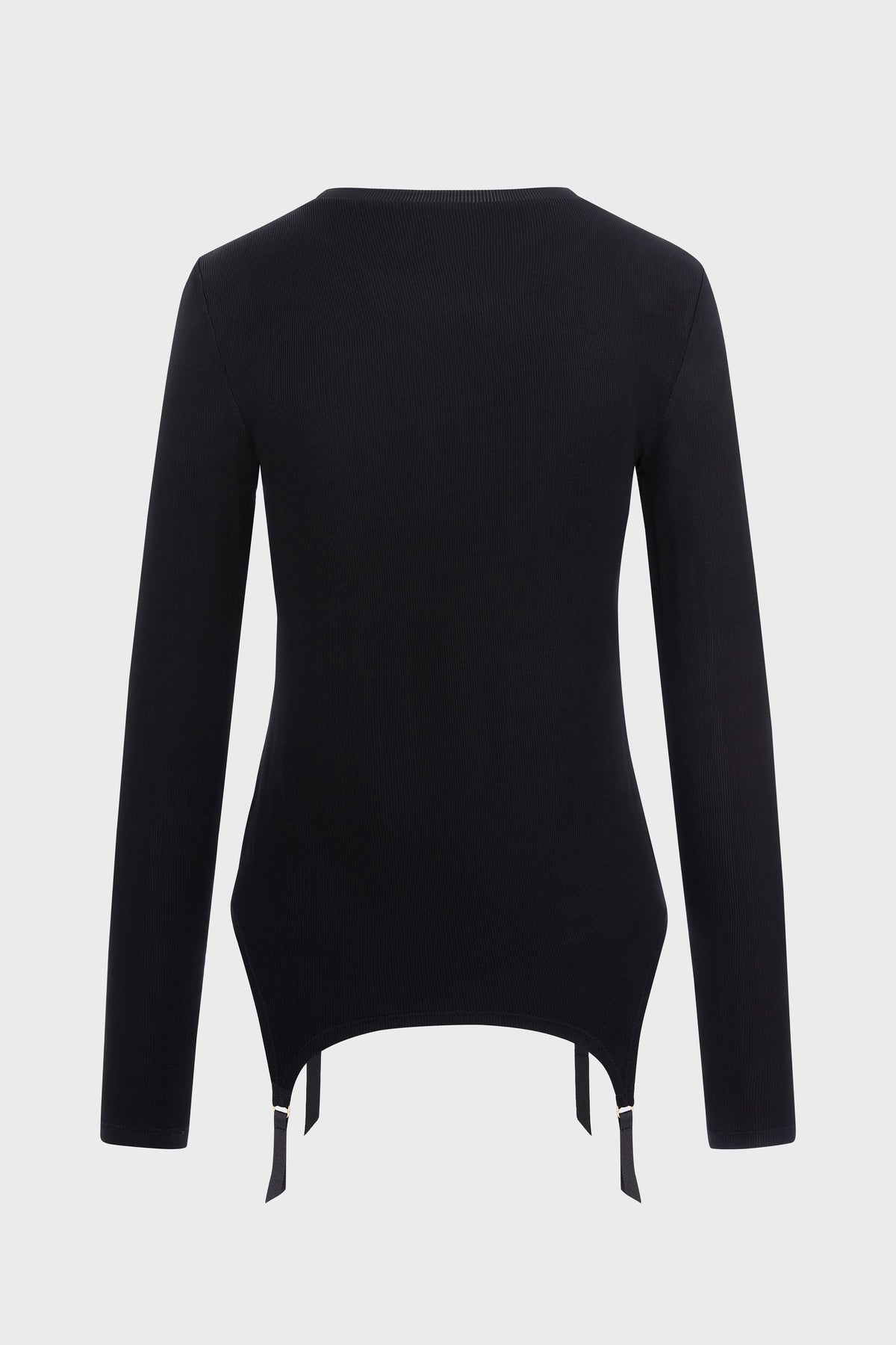 Bluza neagra din vascoza premium Garter