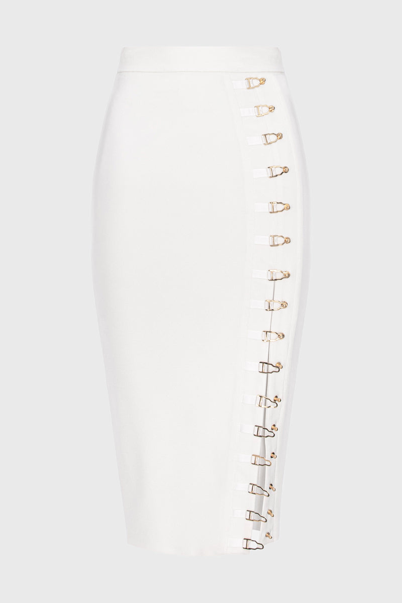 Fusta alba creion cu crapatura Ivy