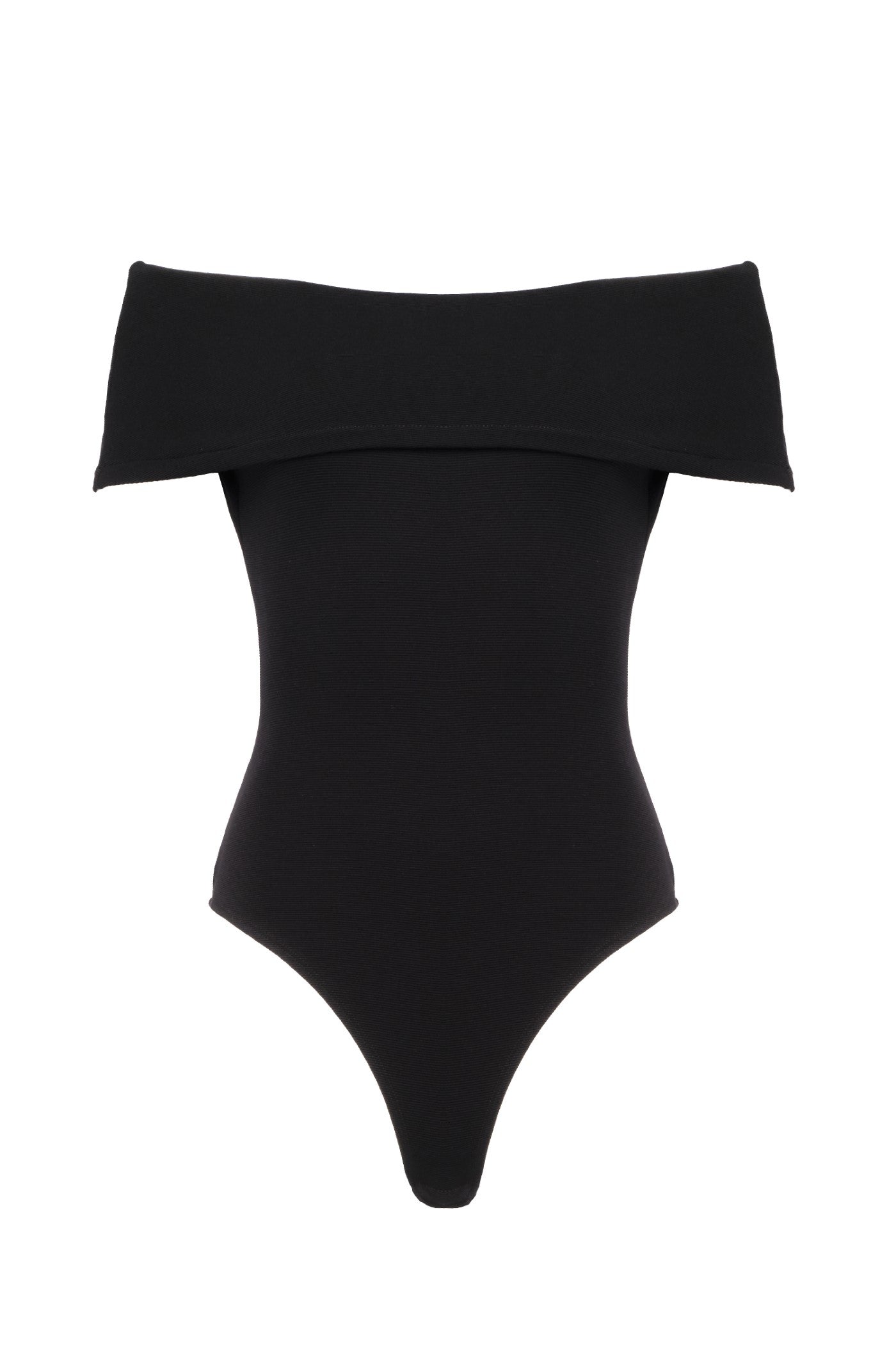 Body negru din tricot Ellipse