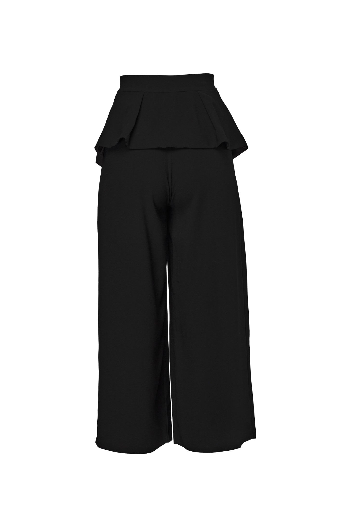 Pantaloni negri midi evazati Blaze