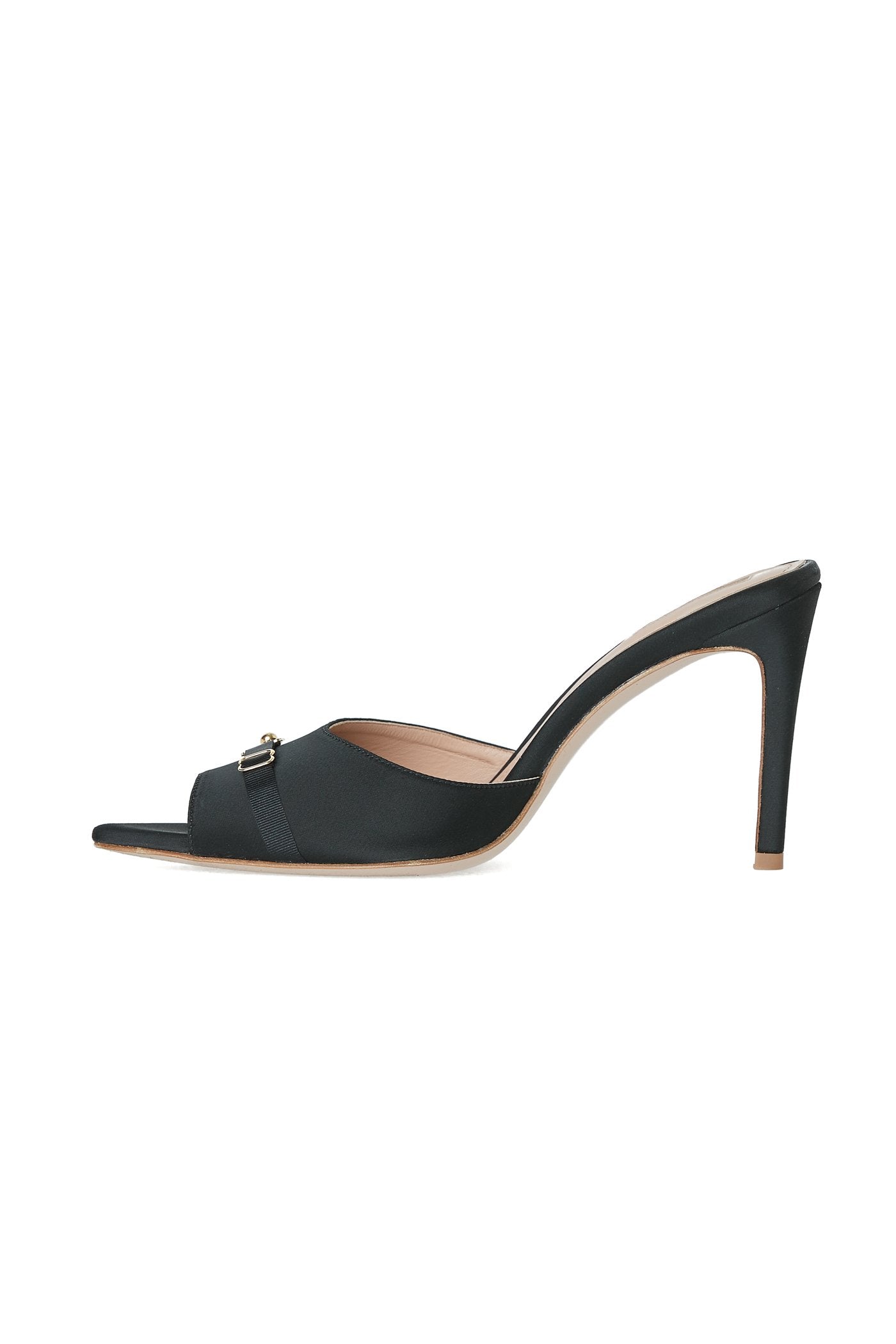 Pantofi negri din satin Secure